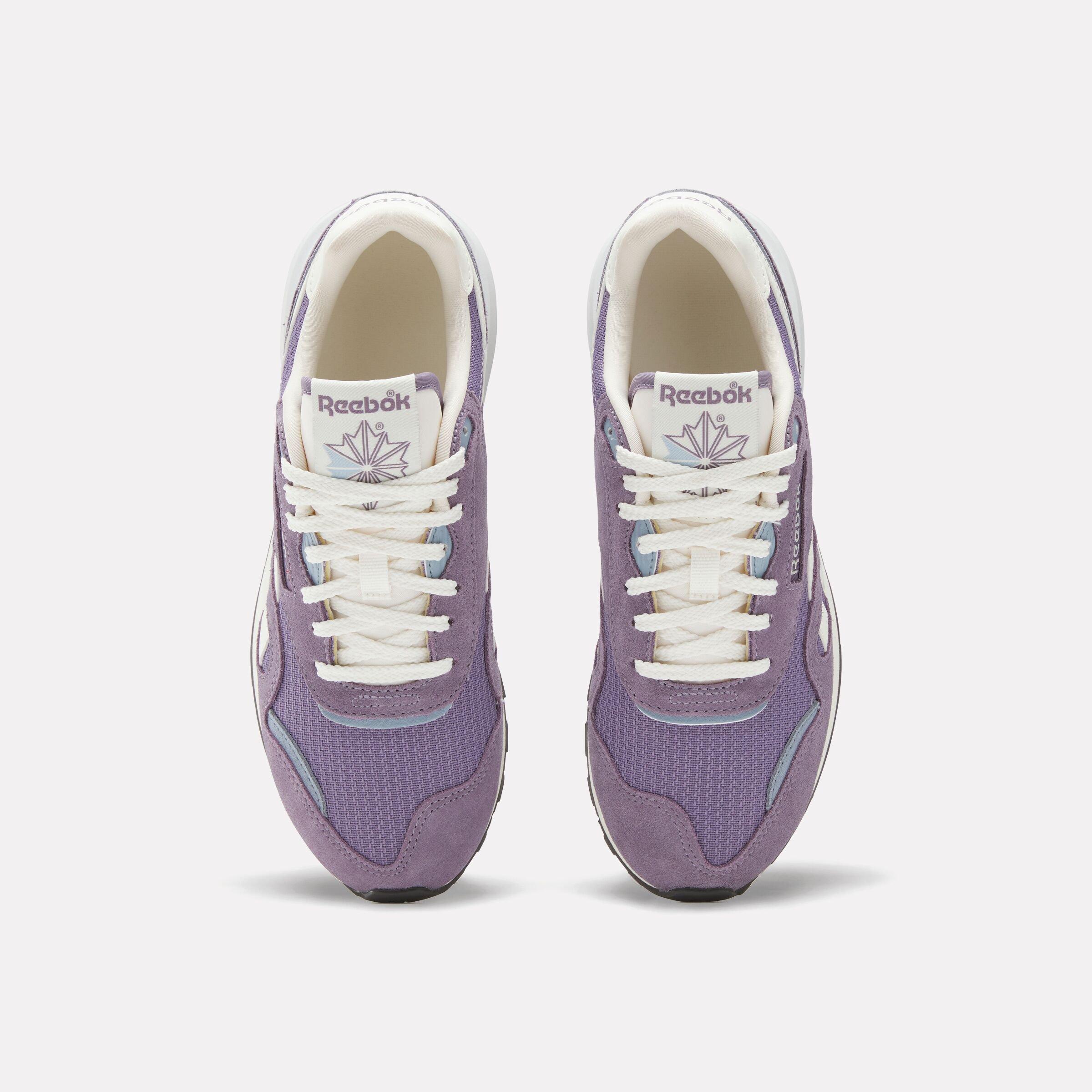 Reebok Classic Nylon 89 "Purple/White" Women's Shoe - PURPLE/WHITE Thumbnail View 4