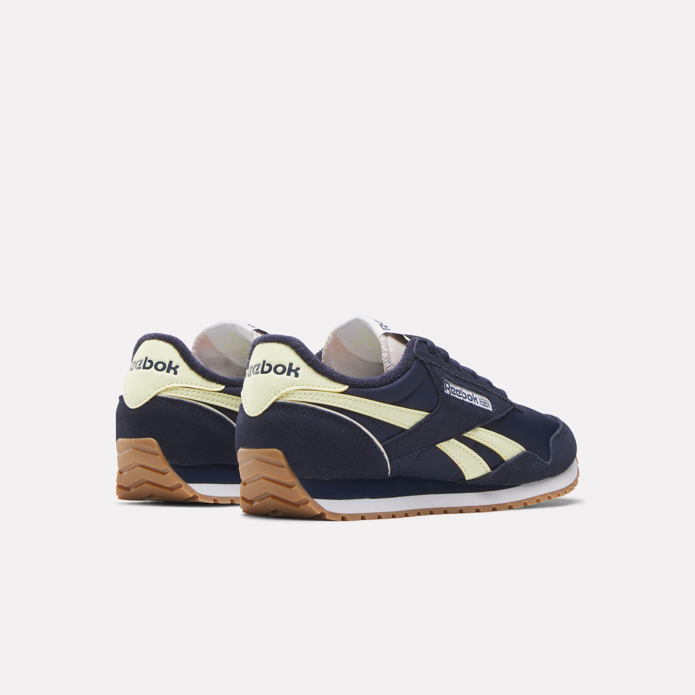 Reebok Classic AZ "Navy/Yellow/White" Women's Shoe - NAVY/YELLOW/WHITE Thumbnail View 3