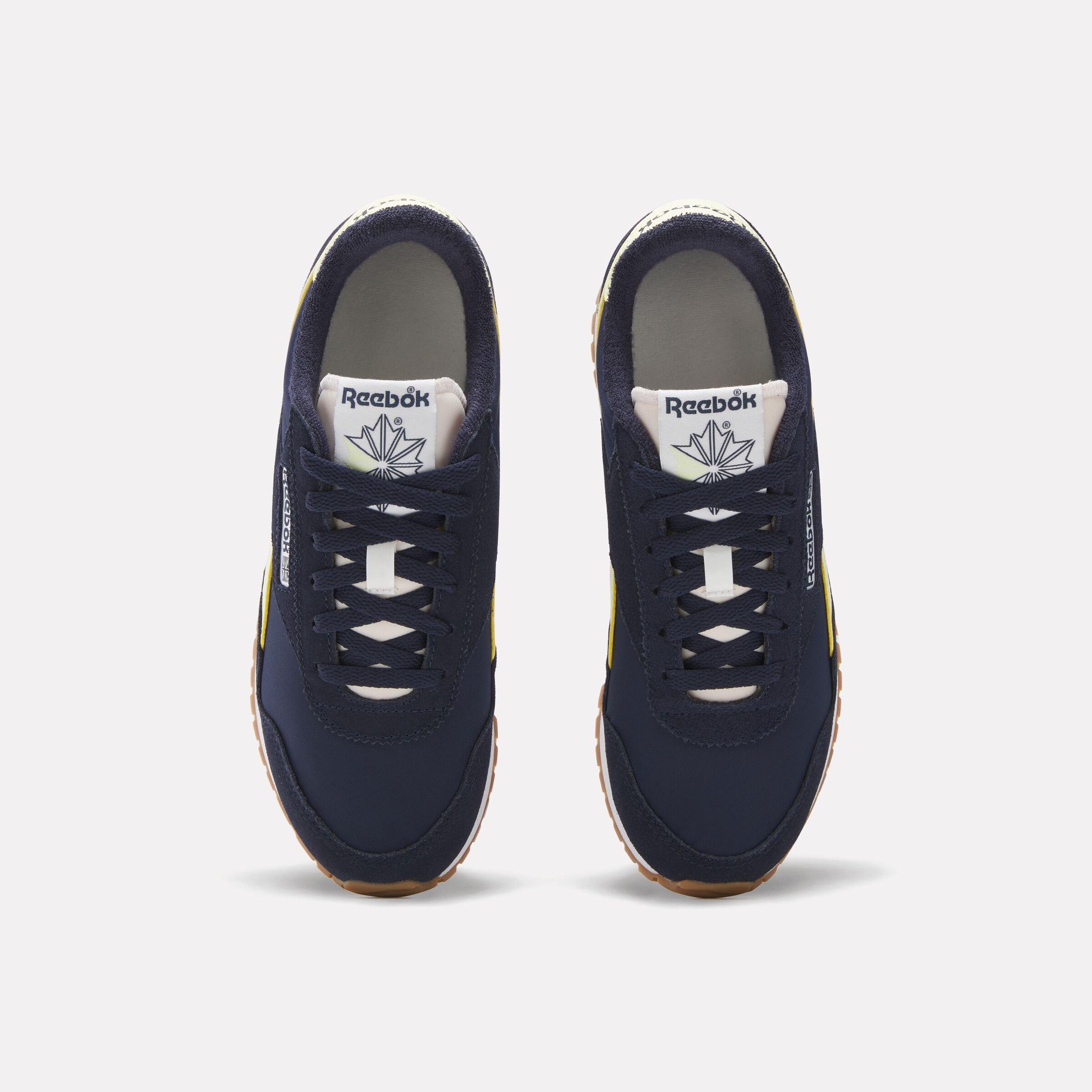 Reebok Classic AZ "Navy/Yellow/White" Women's Shoe - NAVY/YELLOW/WHITE Thumbnail View 4