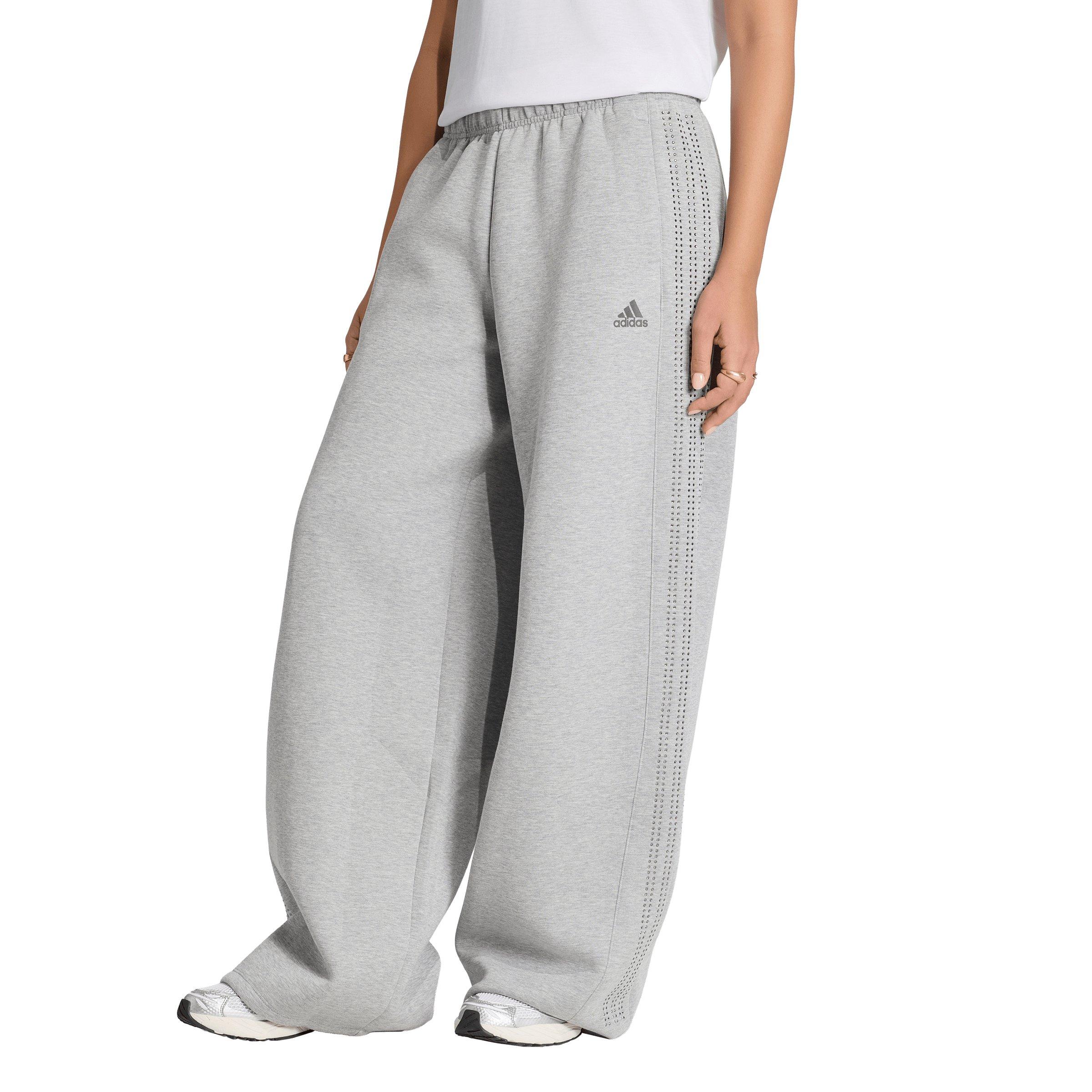 adidas Originals Women's Teamgeist Rhinestone Track Pants - Grey - GREY Thumbnail View 1