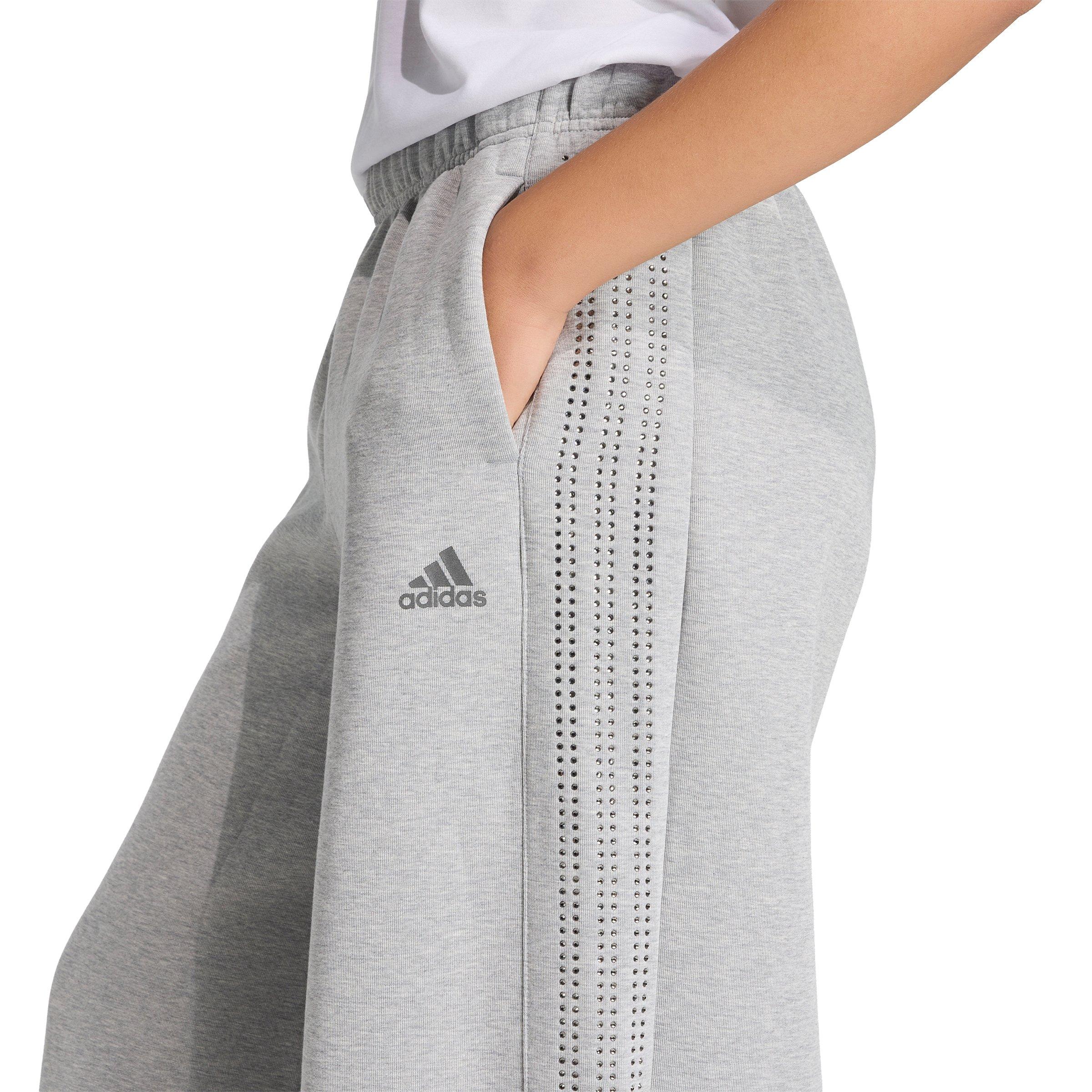 adidas Originals Women's Teamgeist Rhinestone Track Pants - Grey - GREY Thumbnail View 3