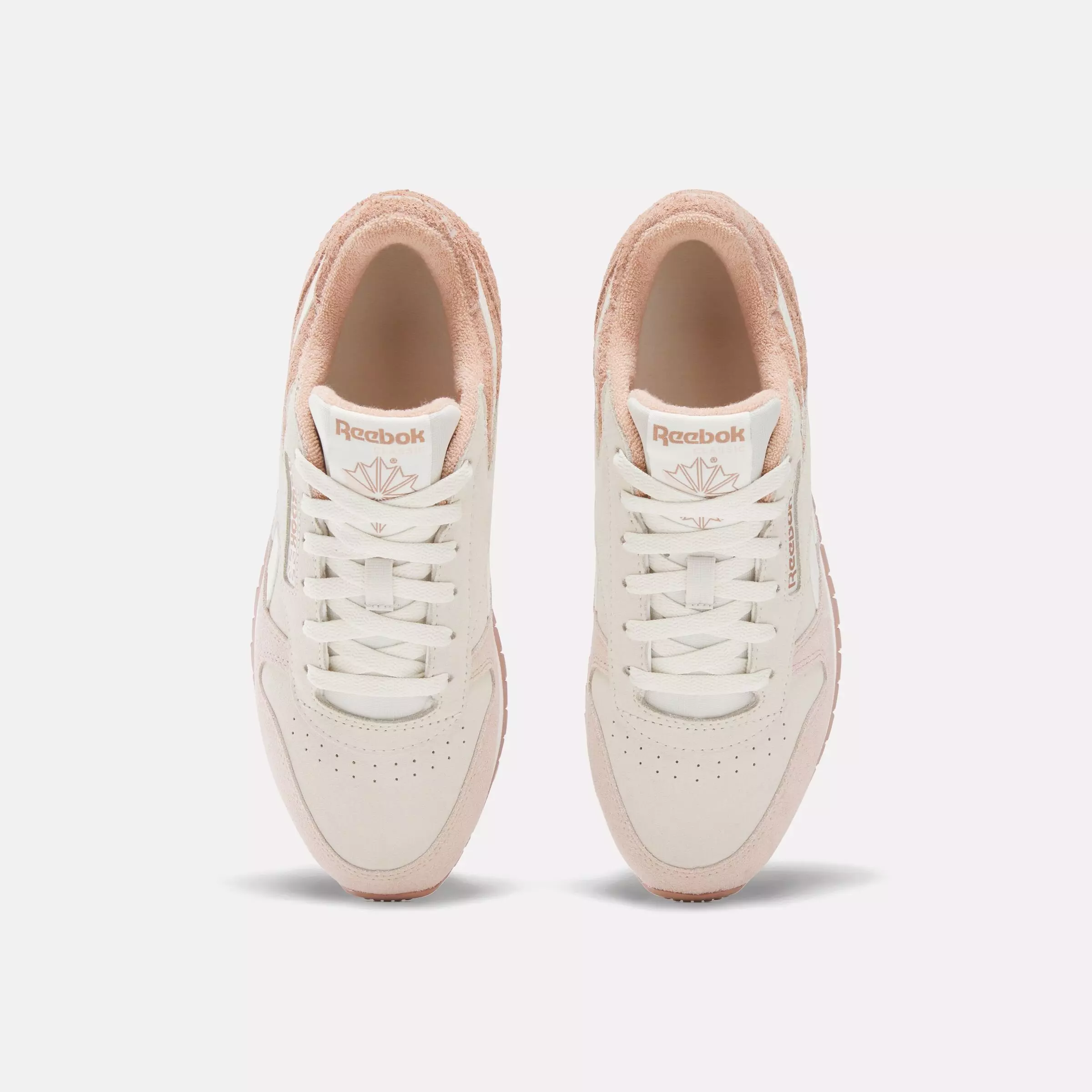 Reebok Classic Leather "Pink/Beige/White" Women's Shoe - PINK/BEIGE/WHITE