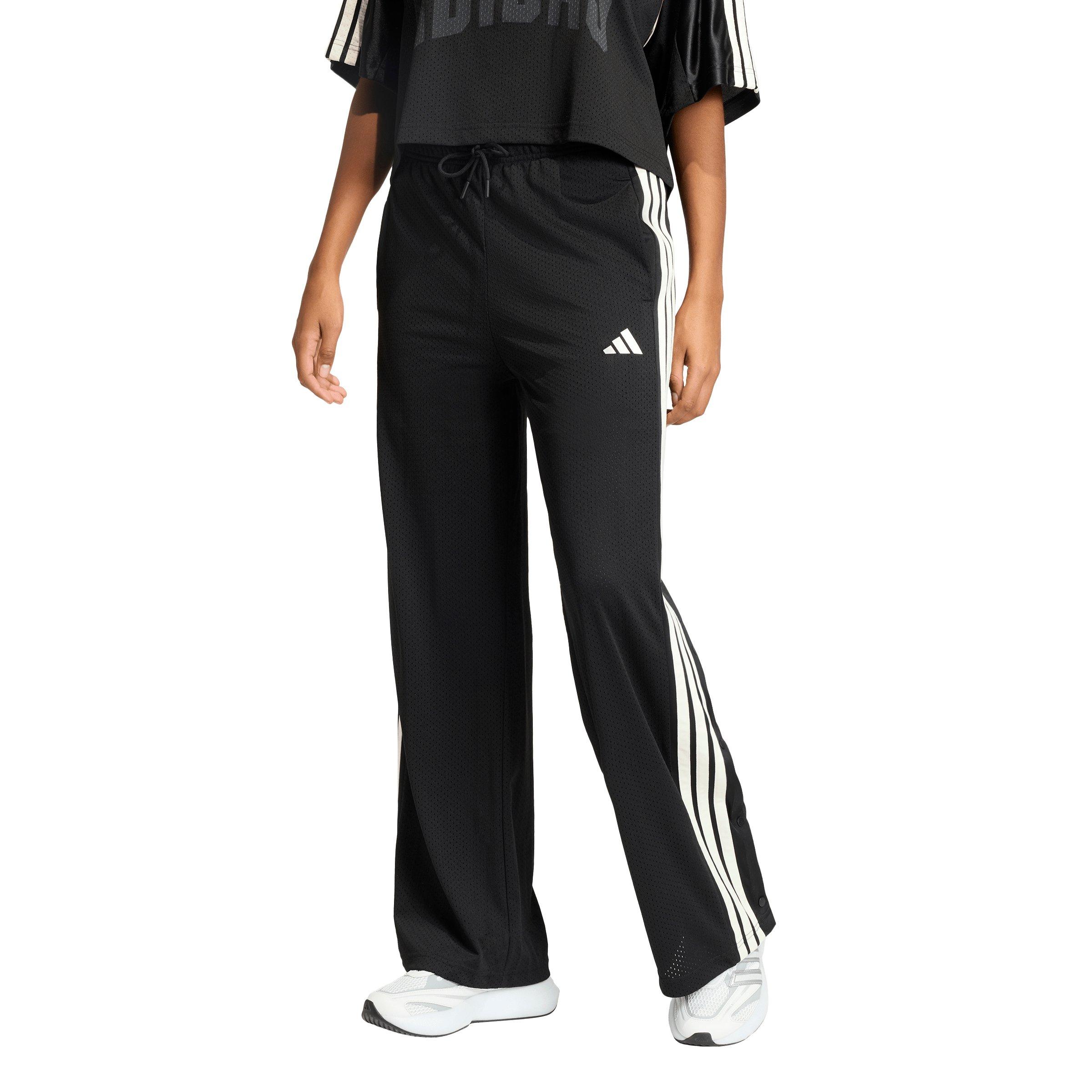 adidas Women's Stadium Mesh Track Pants - Black - BLACK Thumbnail View 1