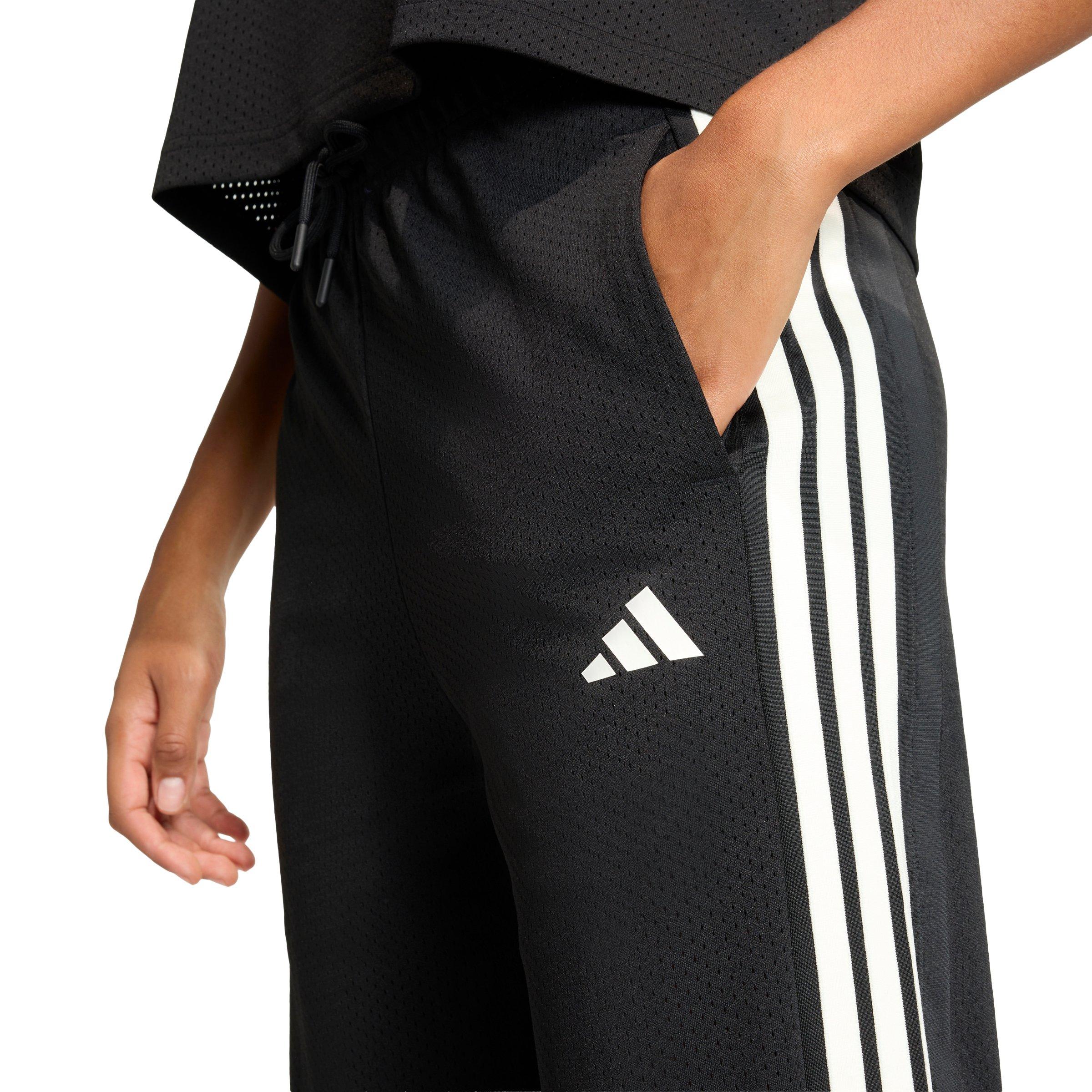 adidas Women's Stadium Mesh Track Pants - Black - BLACK Thumbnail View 3