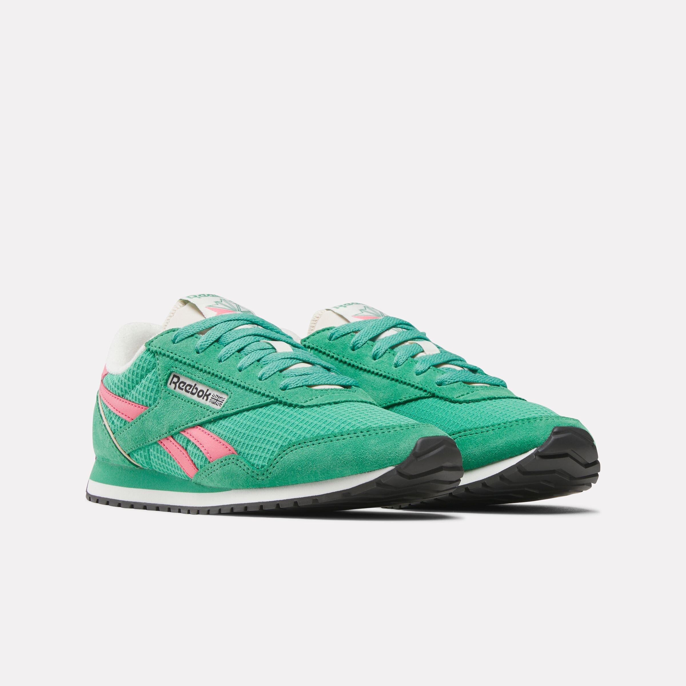 Reebok Classic AZ "Green/Pink" Women's Shoe - GREEN/PINK Thumbnail View 2