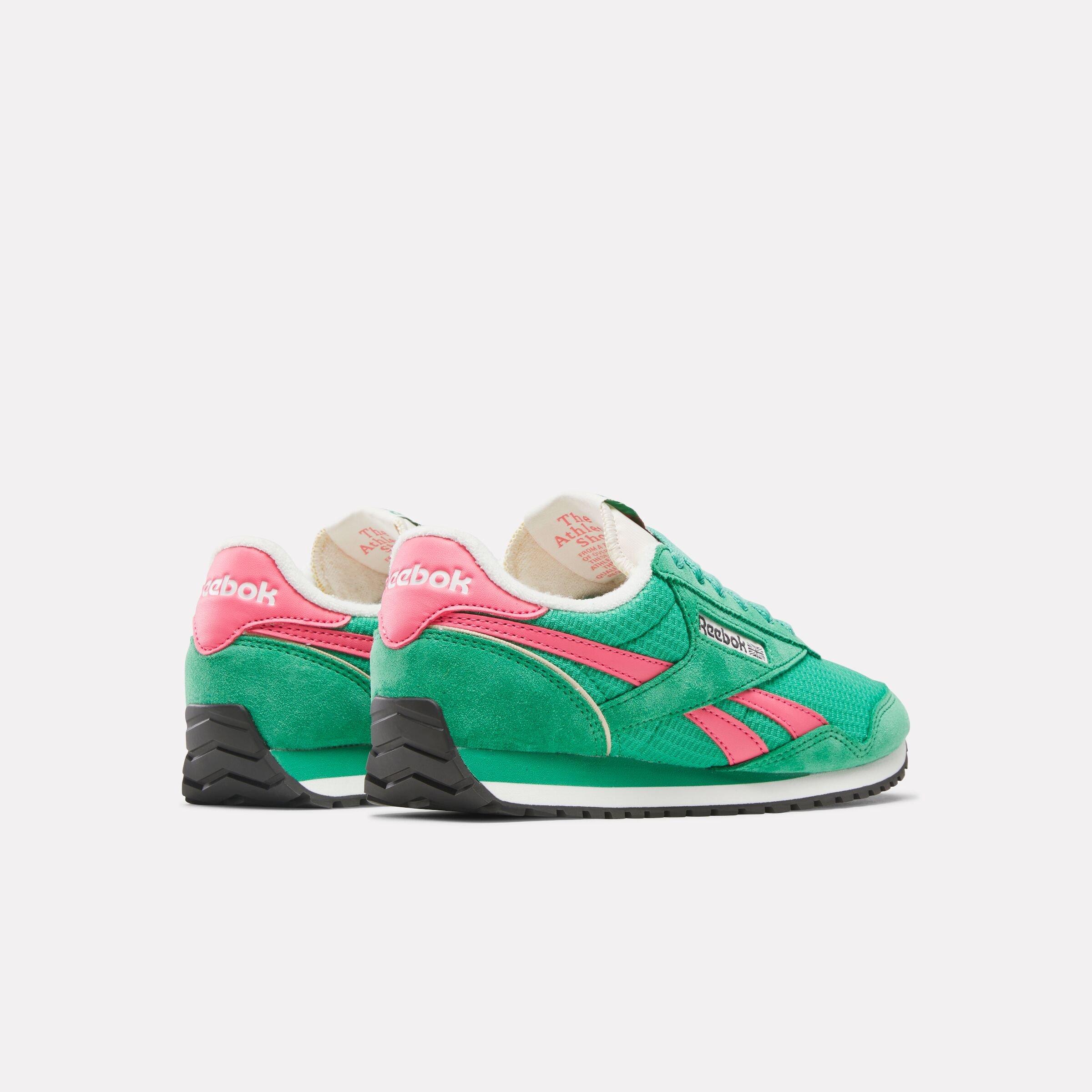 Reebok Classic AZ "Green/Pink" Women's Shoe - GREEN/PINK Thumbnail View 3