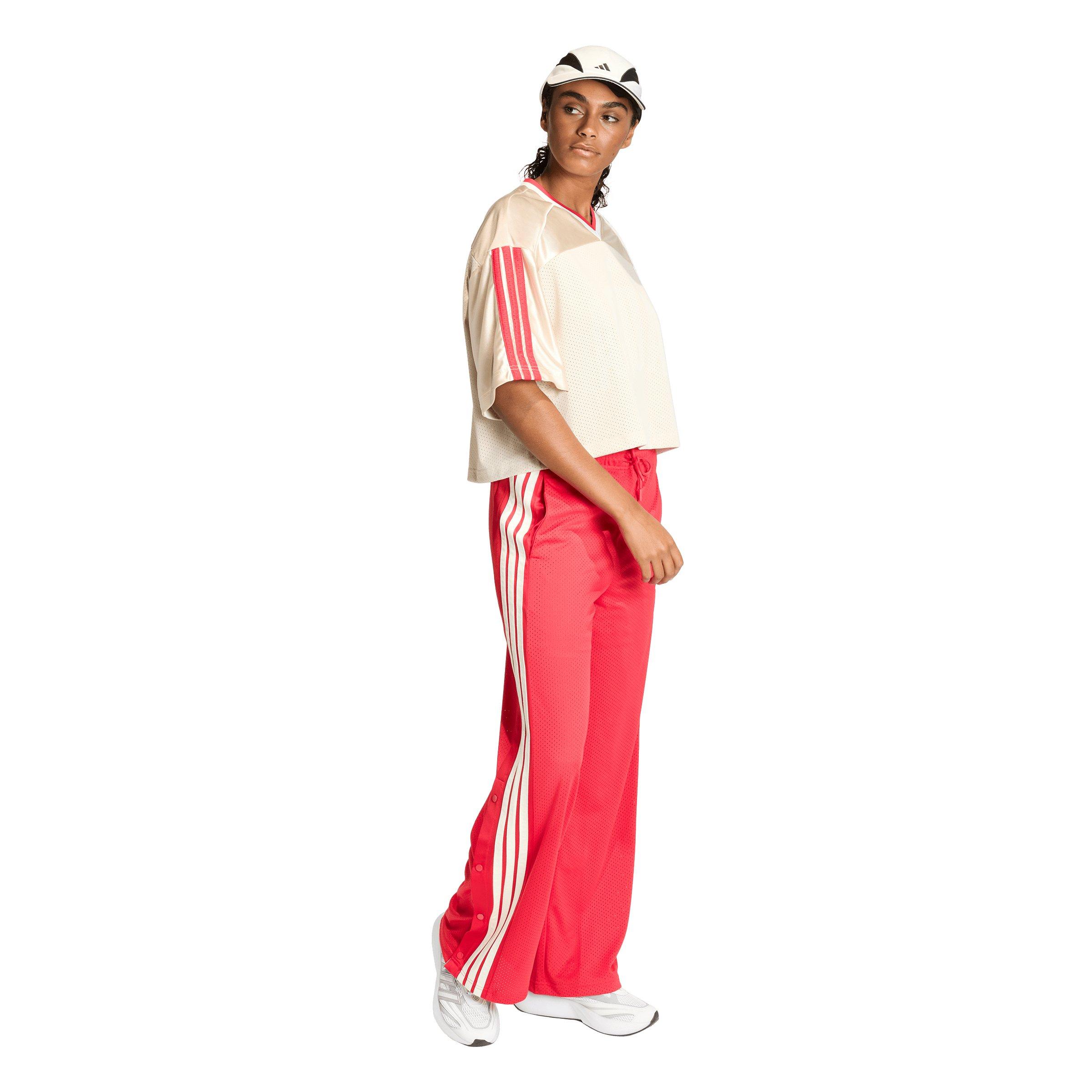 adidas Women's Stadium Mesh Track Pants - Red - RED Thumbnail View 5