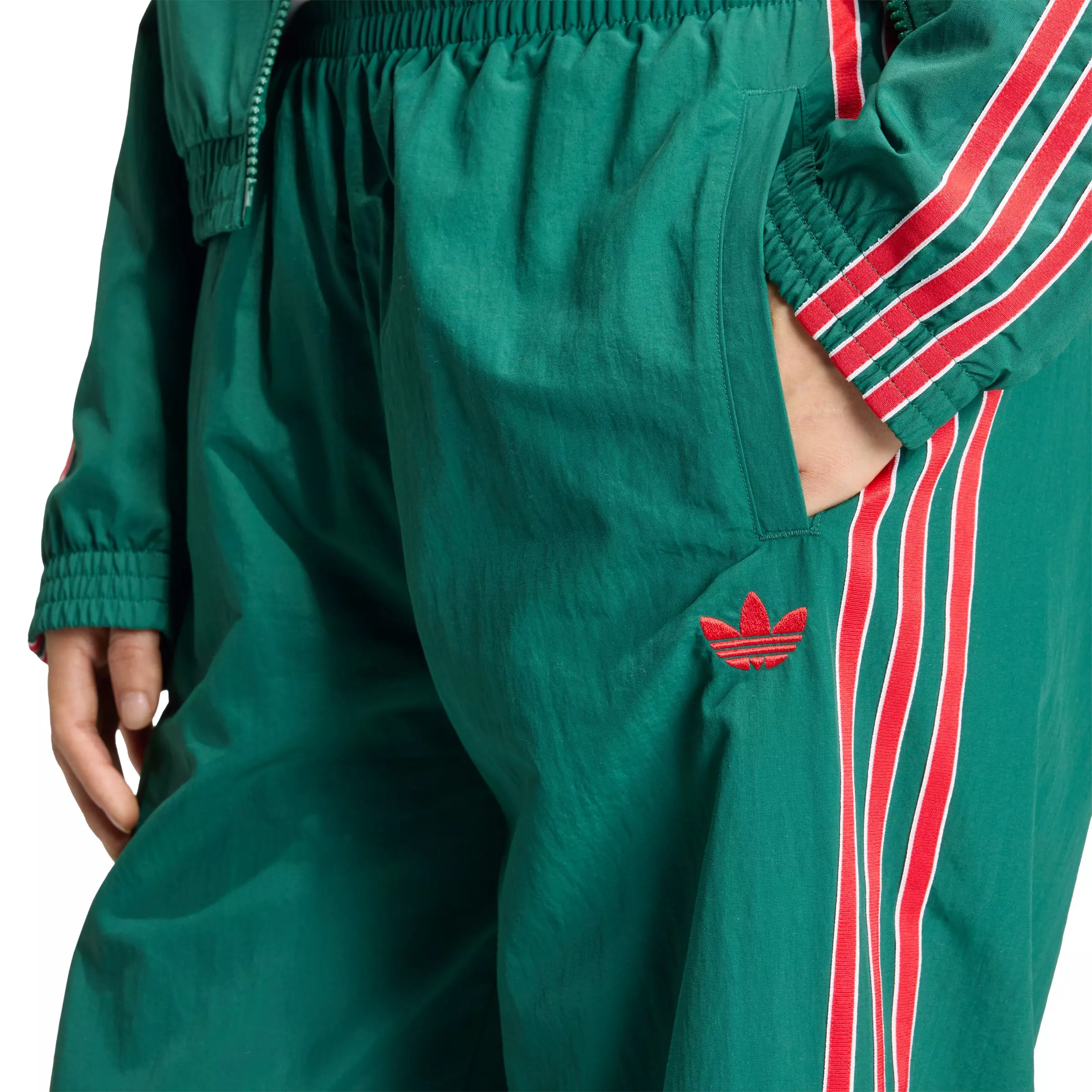 adidas Originals Women's SST Tracksuit Bottoms - Green - GREEN