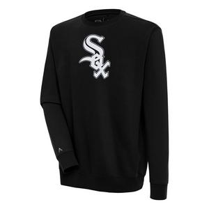 Antigua Men's Chicago White Sox Large Logo Victory Crew
