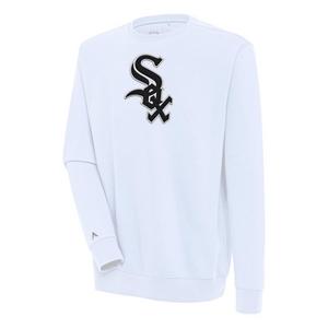 Antigua Men's Chicago White Sox Large Logo Victory Crew