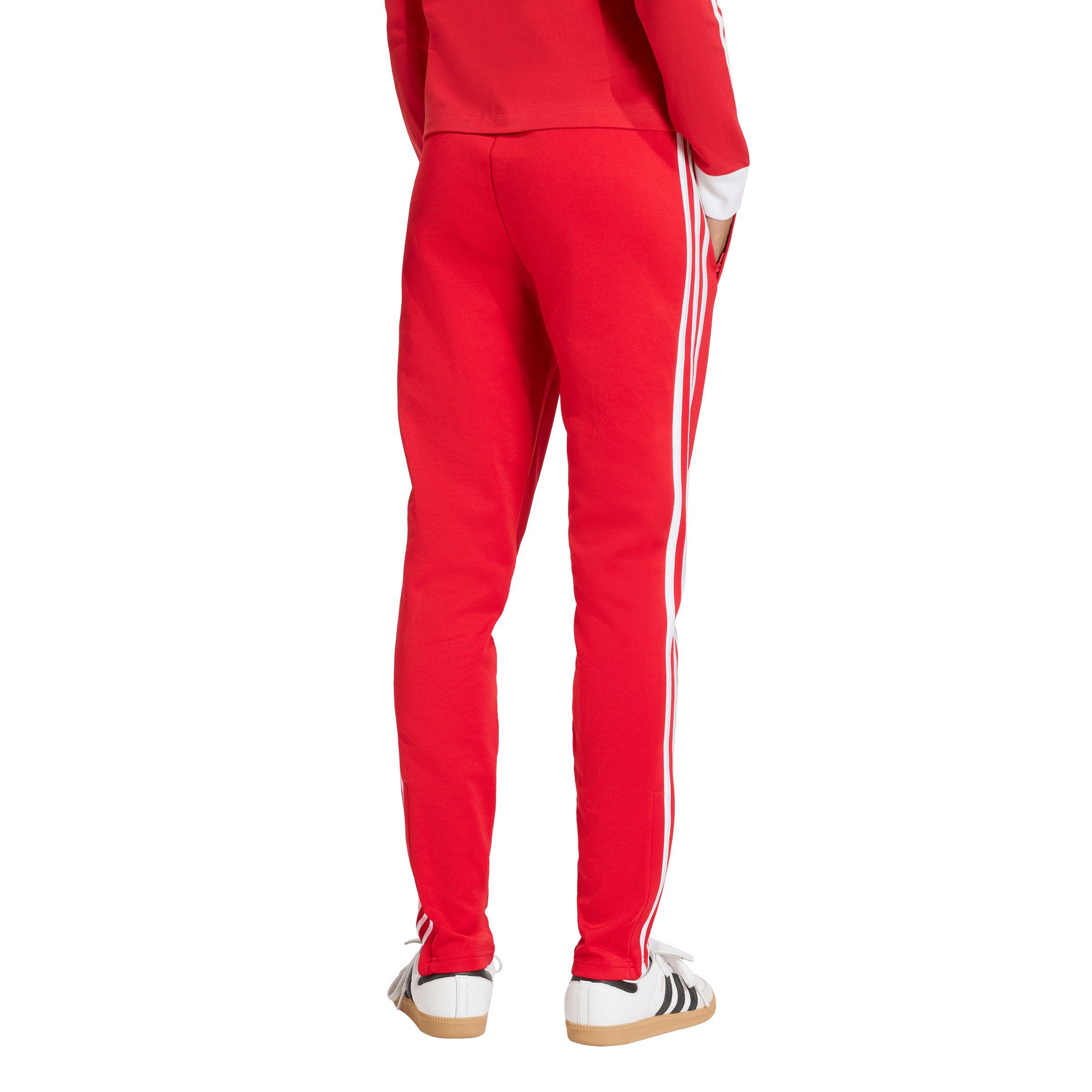 adidas Originals Women's SST Classic Track Pants - Red - RED Thumbnail View 2