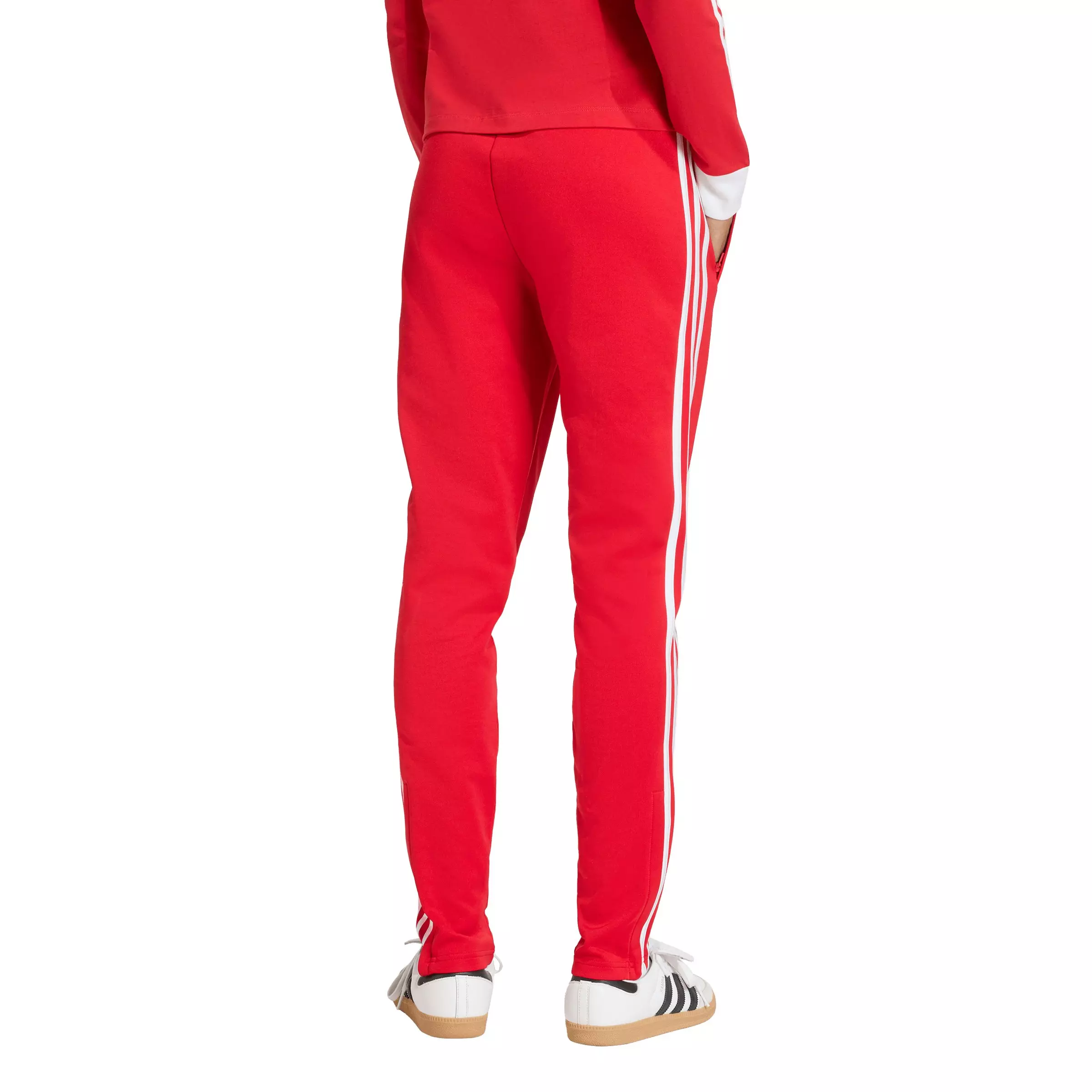 adidas Originals Women's SST Classic Track Pants - Red - RED