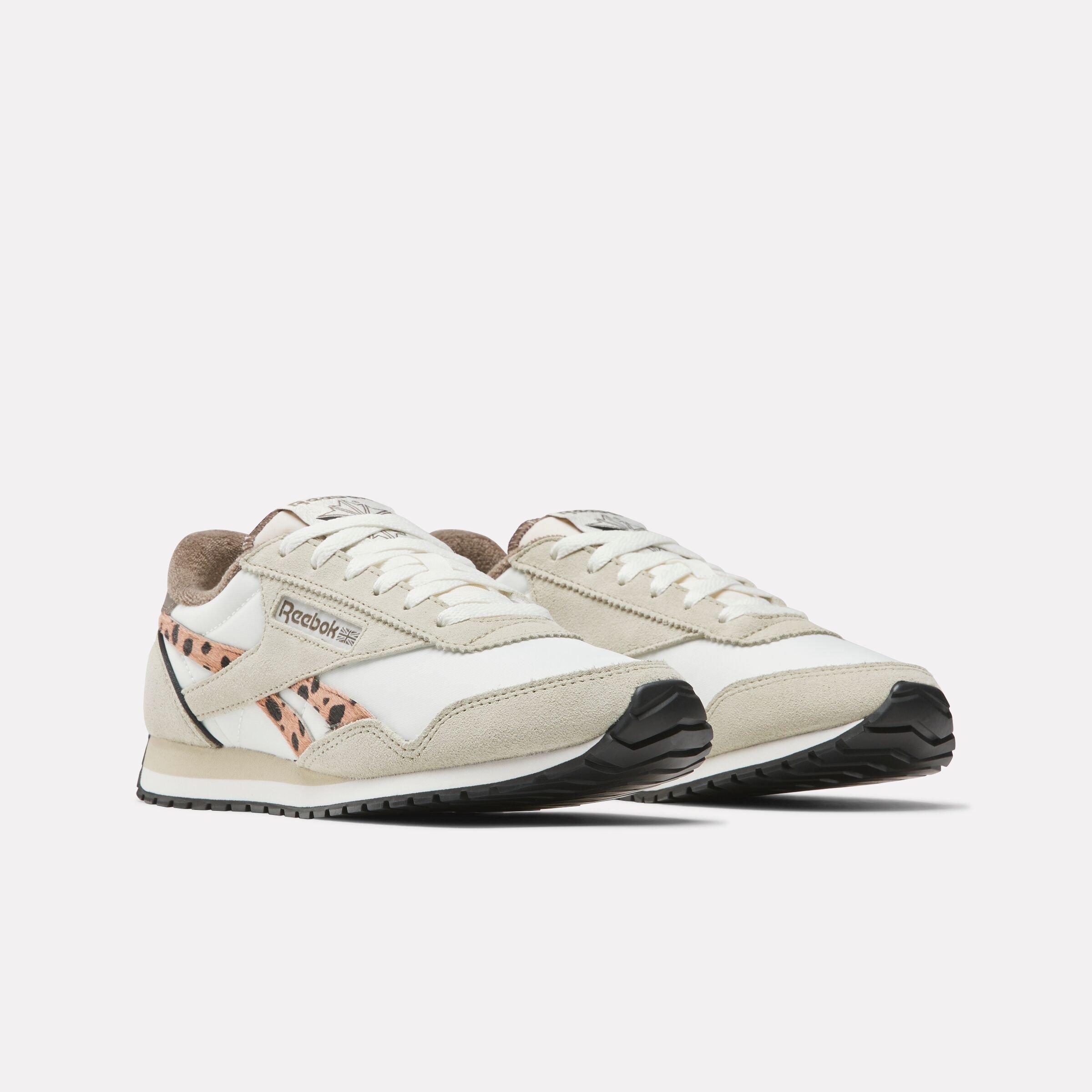 Reebok Classic AZ "Leopard Print" Women's Shoe - BEIGE/BROWN/LEOPARD Thumbnail View 2