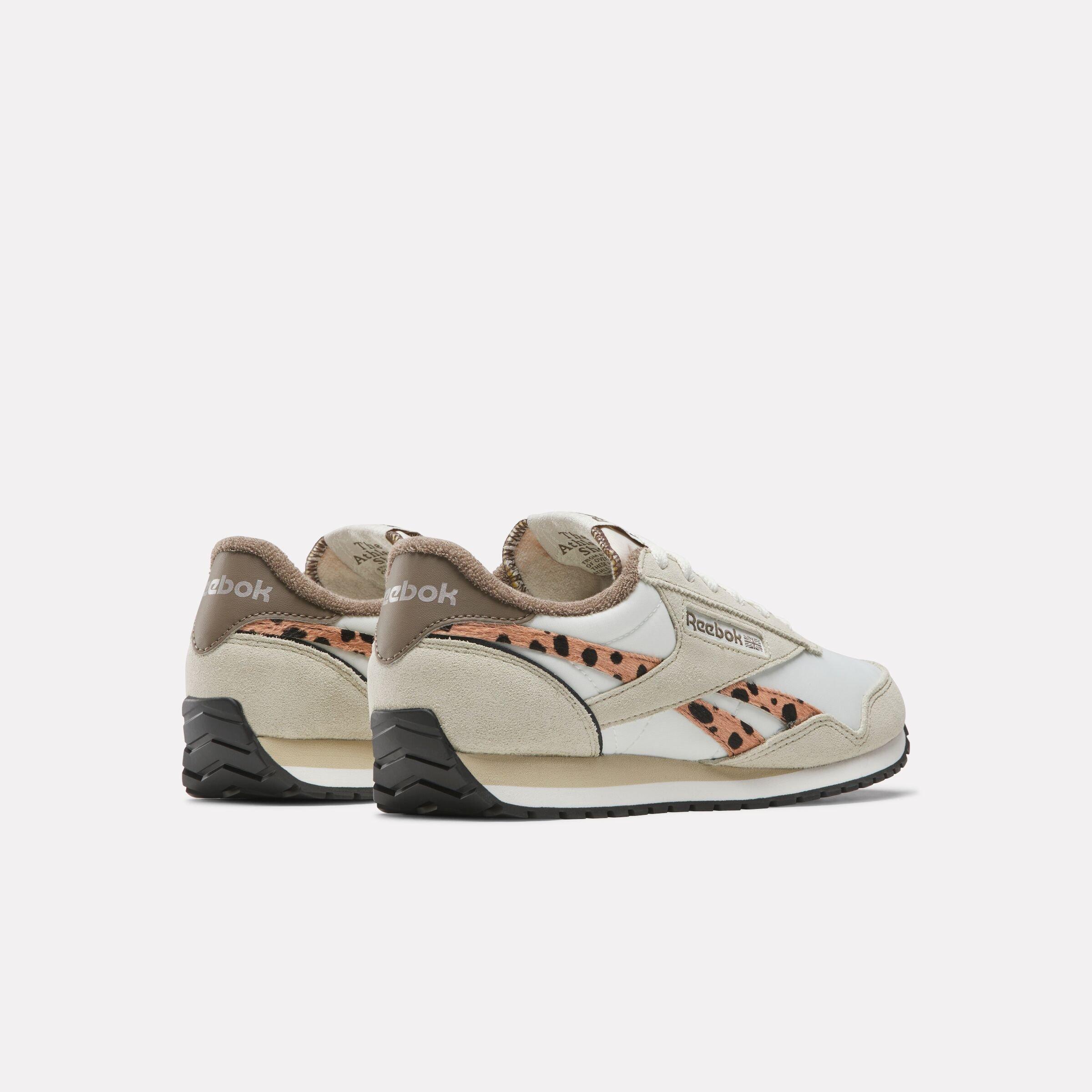 Reebok Classic AZ "Leopard Print" Women's Shoe - BEIGE/BROWN/LEOPARD Thumbnail View 3