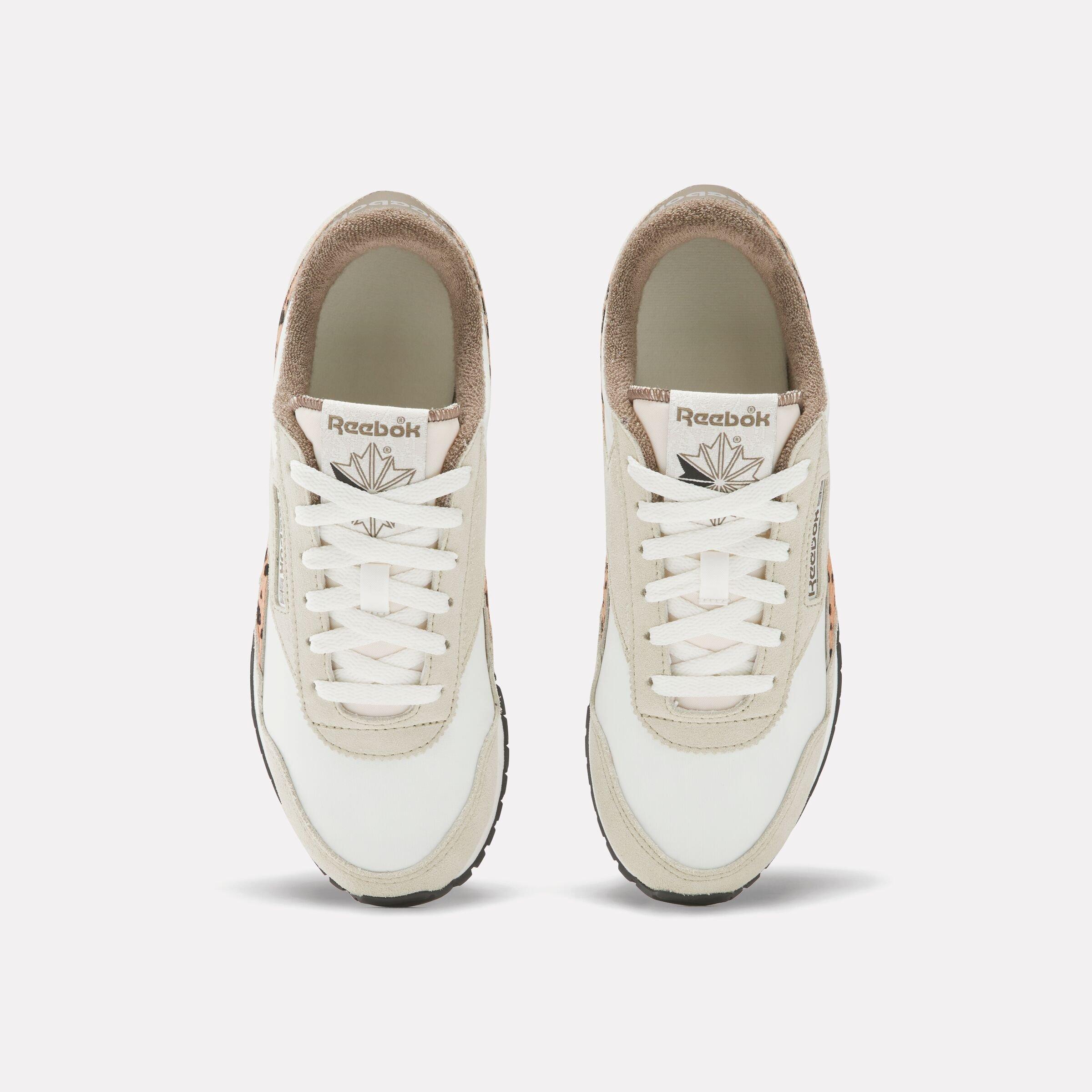 Reebok Classic AZ "Leopard Print" Women's Shoe - BEIGE/BROWN/LEOPARD Thumbnail View 4