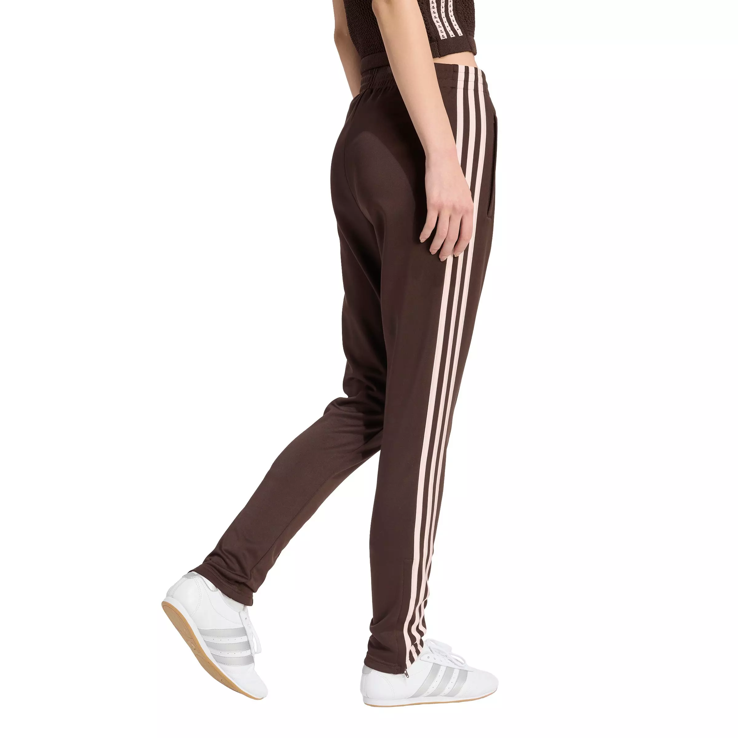 adidas Originals Women's SST Classic Track Pants - Brown - BROWN