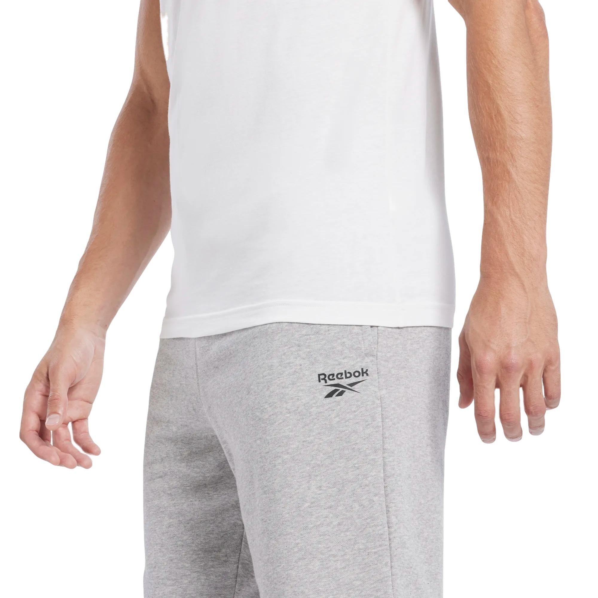 Reebok Men's Graphic Series Vector T-Shirt- White/Red - WHITE/RED/BLUE Thumbnail View 4