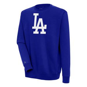 Antigua Men's Los Angeles Dodgers Large Logo Victory Crew