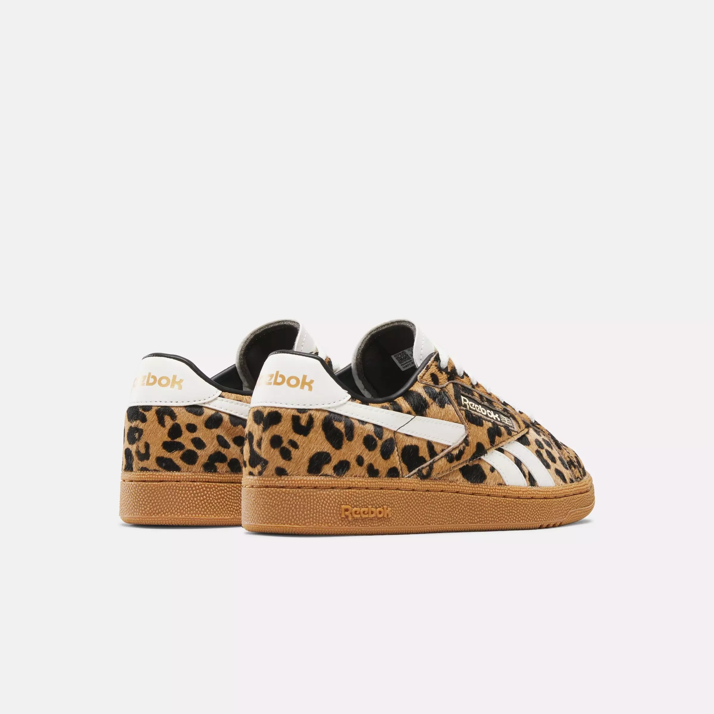 Reebok Club C Grounds UK "Cheetah Print" Women's Shoe - BROWN/BLACK/WHITE
