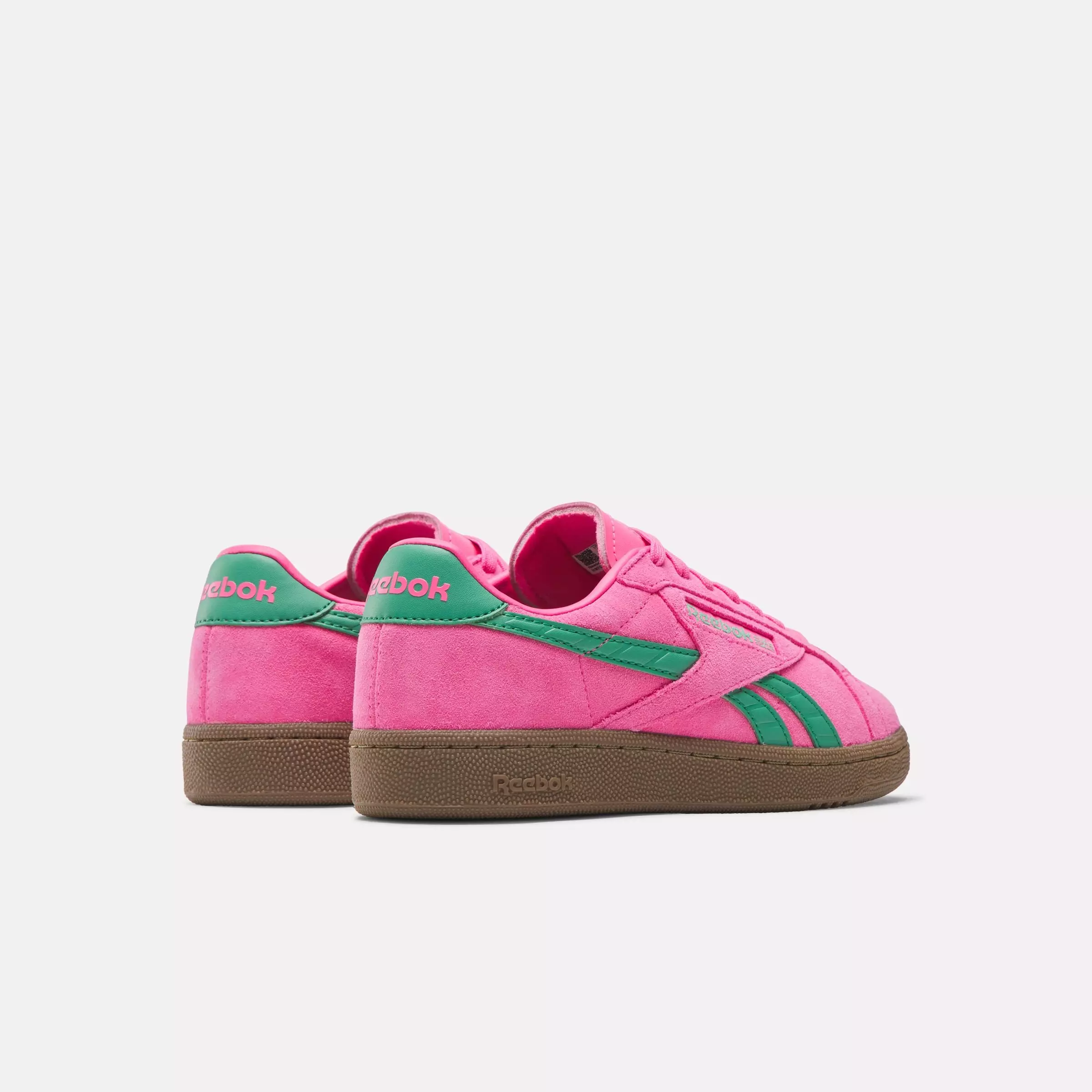 Reebok Club C Grounds UK "Pink/Green/Gum" Women's Shoe - PINK/GREEN/GUM