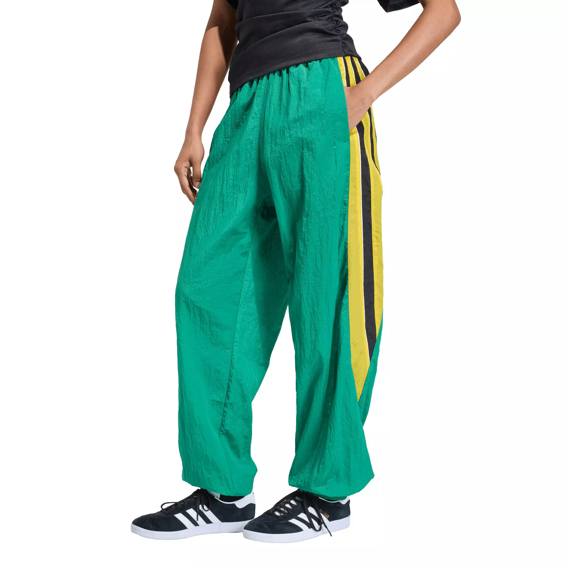 adidas Originals Women's Sport Santiago Track Pants - Green - GREEN