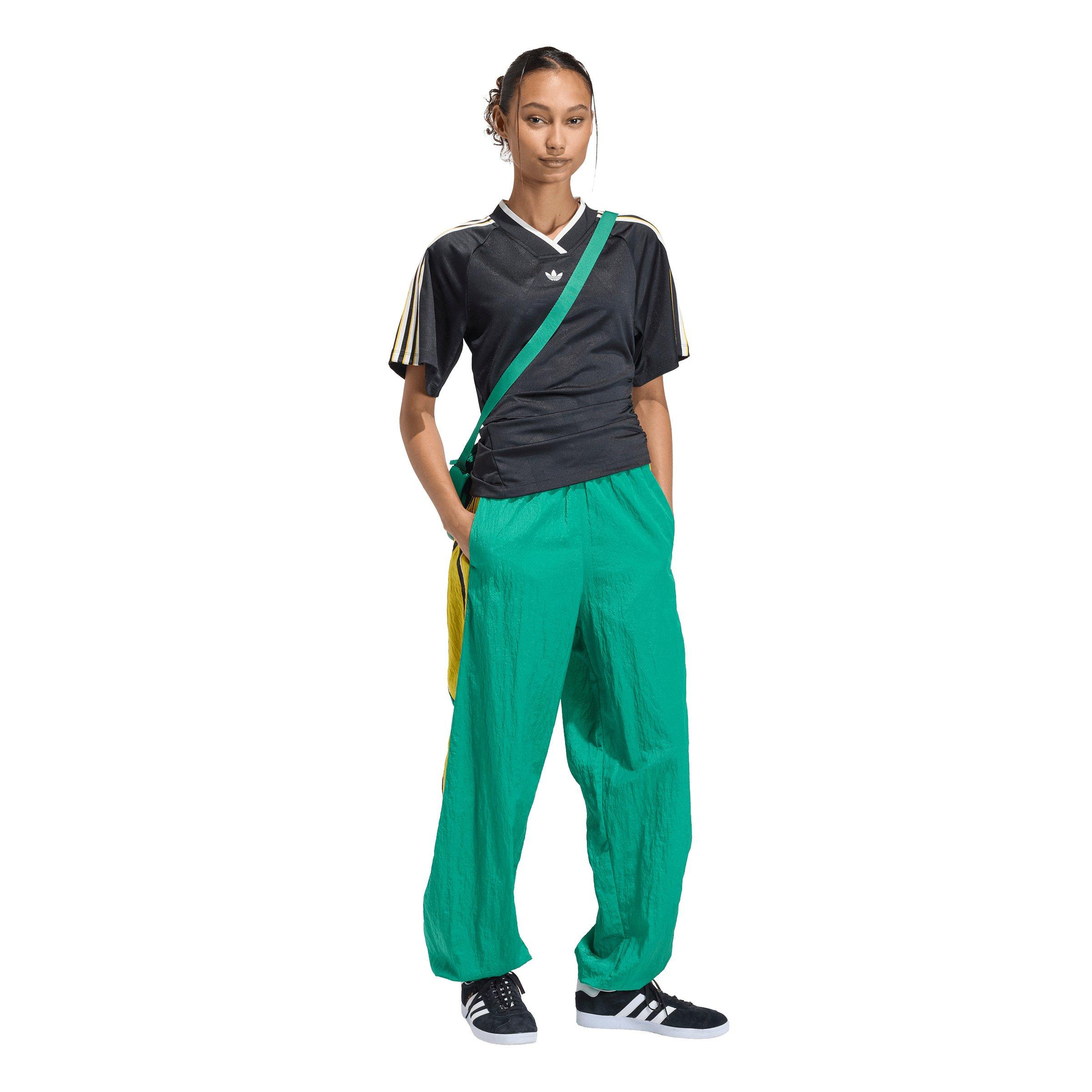 adidas Originals Women's Sport Santiago Track Pants - Green - GREEN Thumbnail View 5