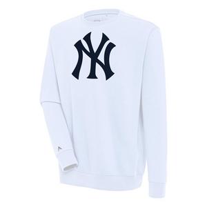 Antigua Men's New York Yankees Large Logo Victory Crew
