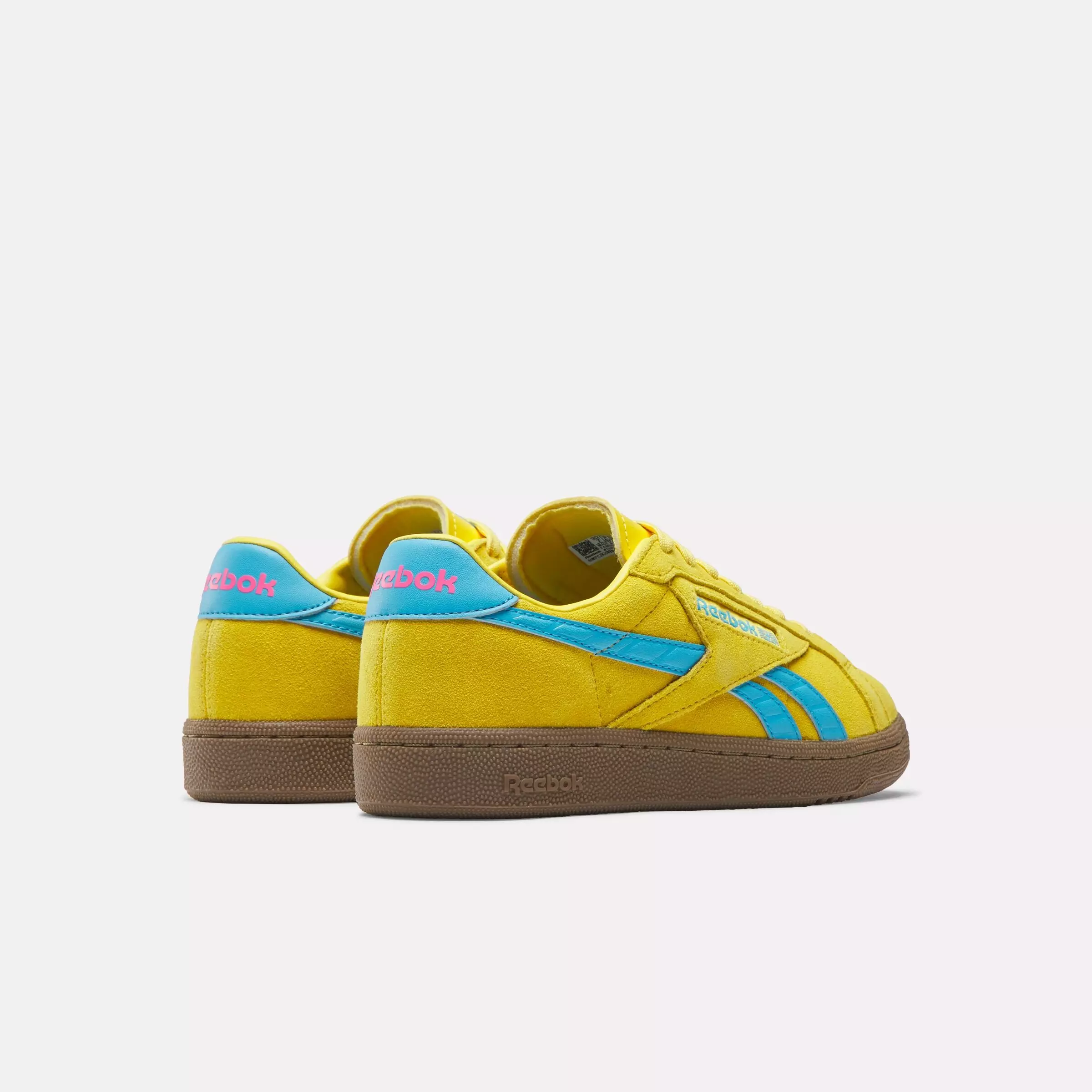 Reebok Club C Grounds UK "Yellow/Blue/Gum" Women's Shoe - YELLOW/BLUE/GUM