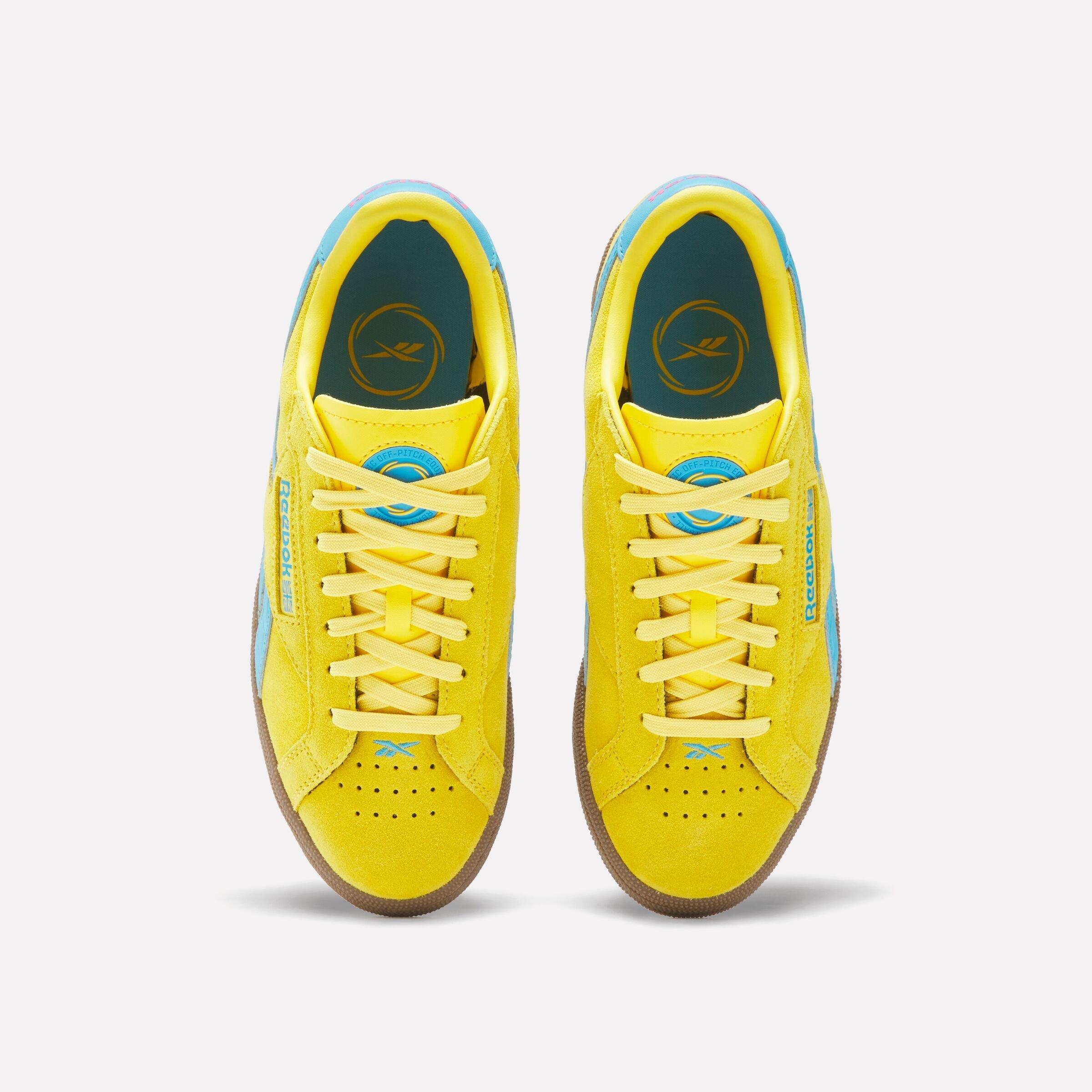 Reebok Club C Grounds UK "Yellow/Blue/Gum" Women's Shoe - YELLOW/BLUE/GUM Thumbnail View 4