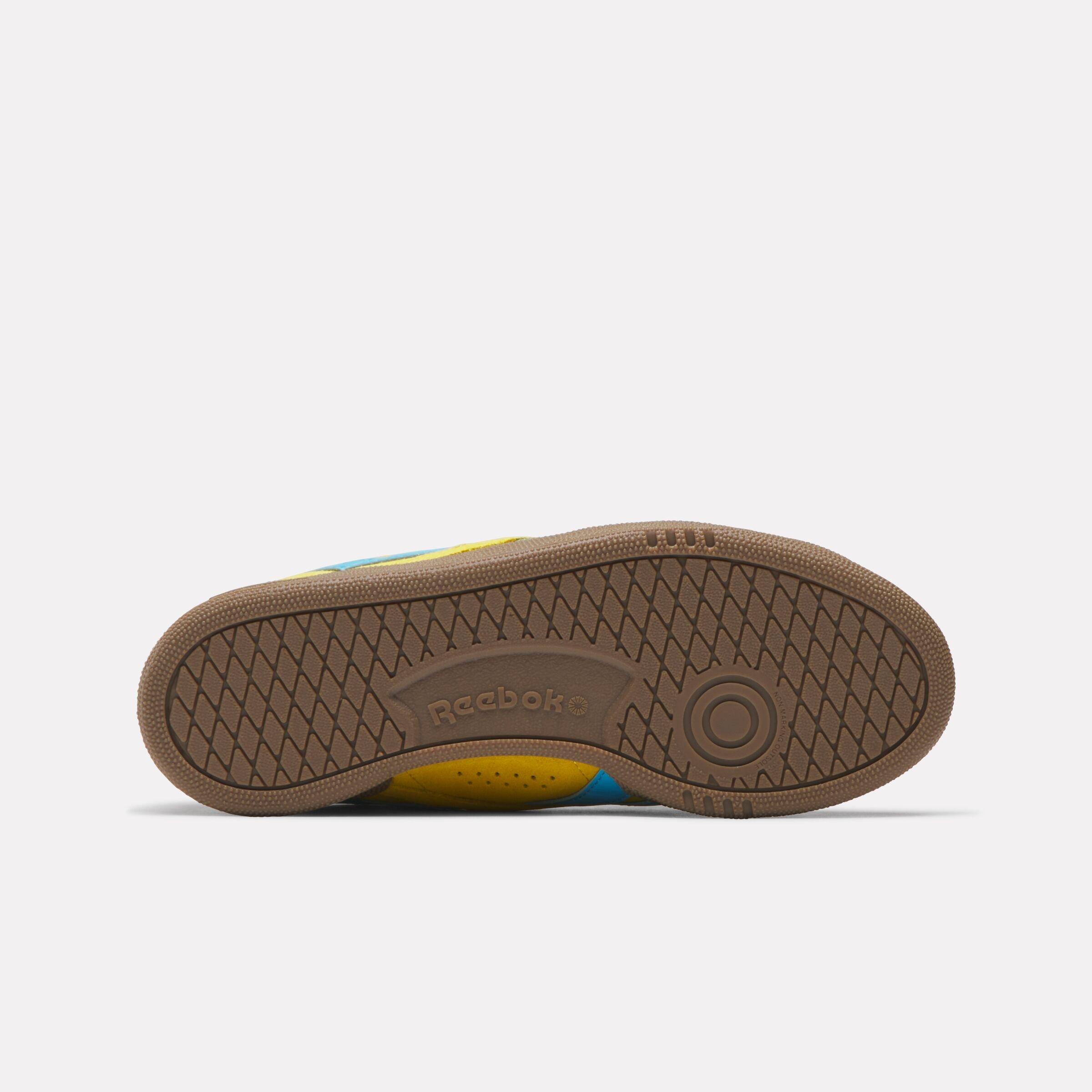 Reebok Club C Grounds UK "Yellow/Blue/Gum" Women's Shoe - YELLOW/BLUE/GUM Thumbnail View 5