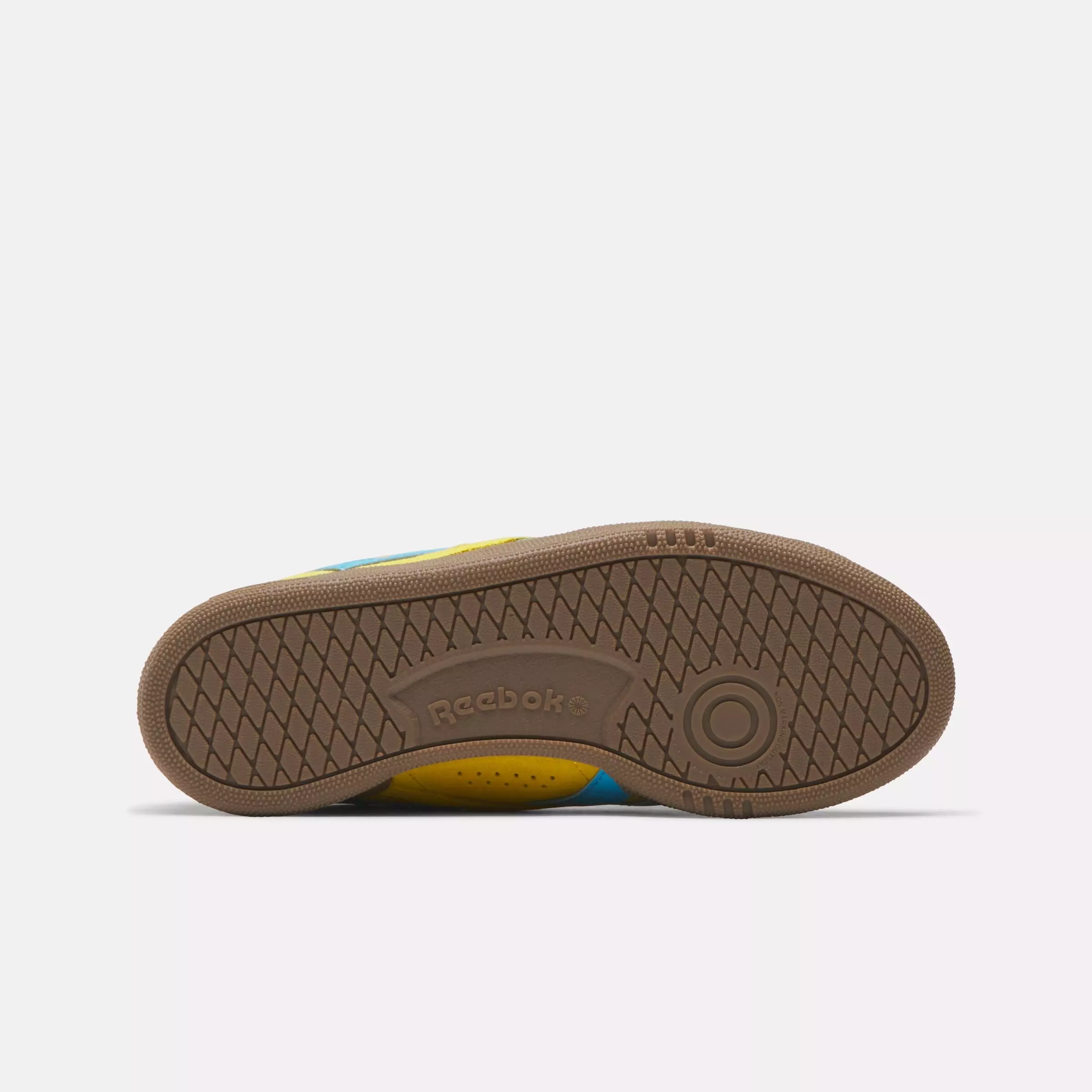 Reebok Club C Grounds UK "Yellow/Blue/Gum" Women's Shoe - YELLOW/BLUE/GUM