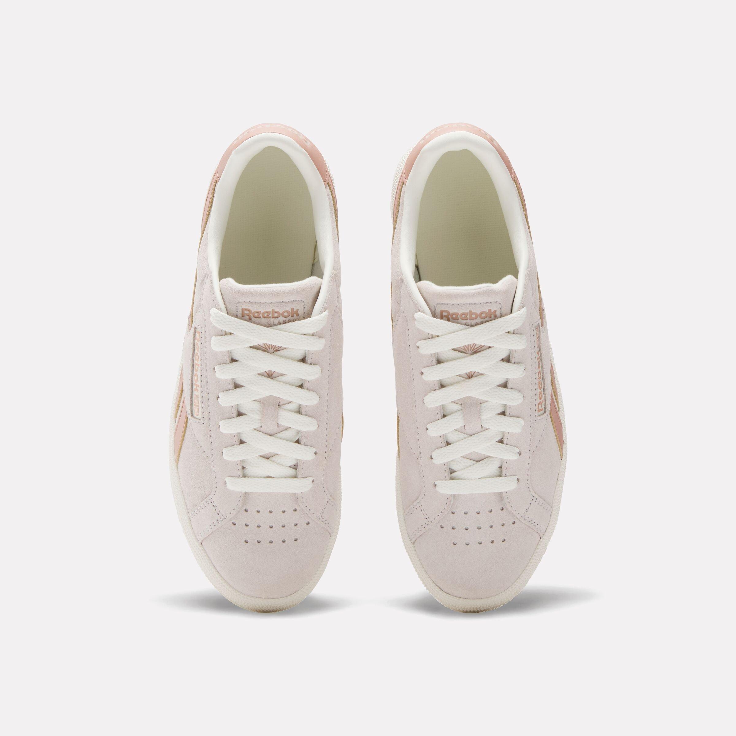 Reebok Club C Grounds UK "Beige/Pink/Cream" Women's Shoe - BEIGE/PINK/CREAM Thumbnail View 4