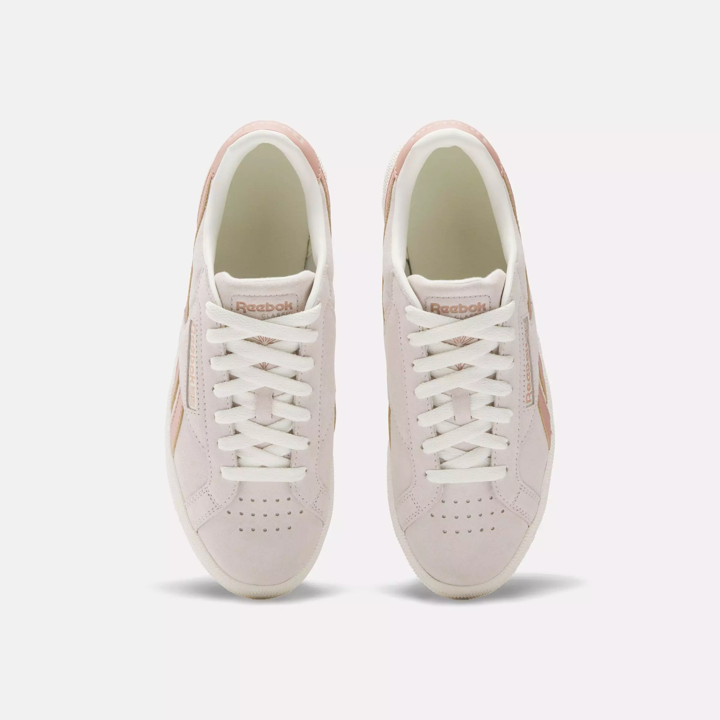 Reebok Club C Grounds UK "Beige/Pink/Cream" Women's Shoe - BEIGE/PINK/CREAM