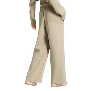 adidas Women's Soft Lux Straight Leg Pants - Khaki