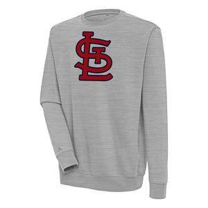 Antigua Men's St. Louis Cardinals Large Logo Victory Crew