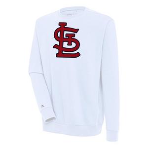 Antigua Men's St. Louis Cardinals Large Logo Victory Crew