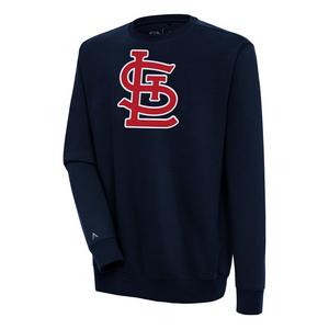 Antigua Men's St. Louis Cardinals Large Logo Victory Crew