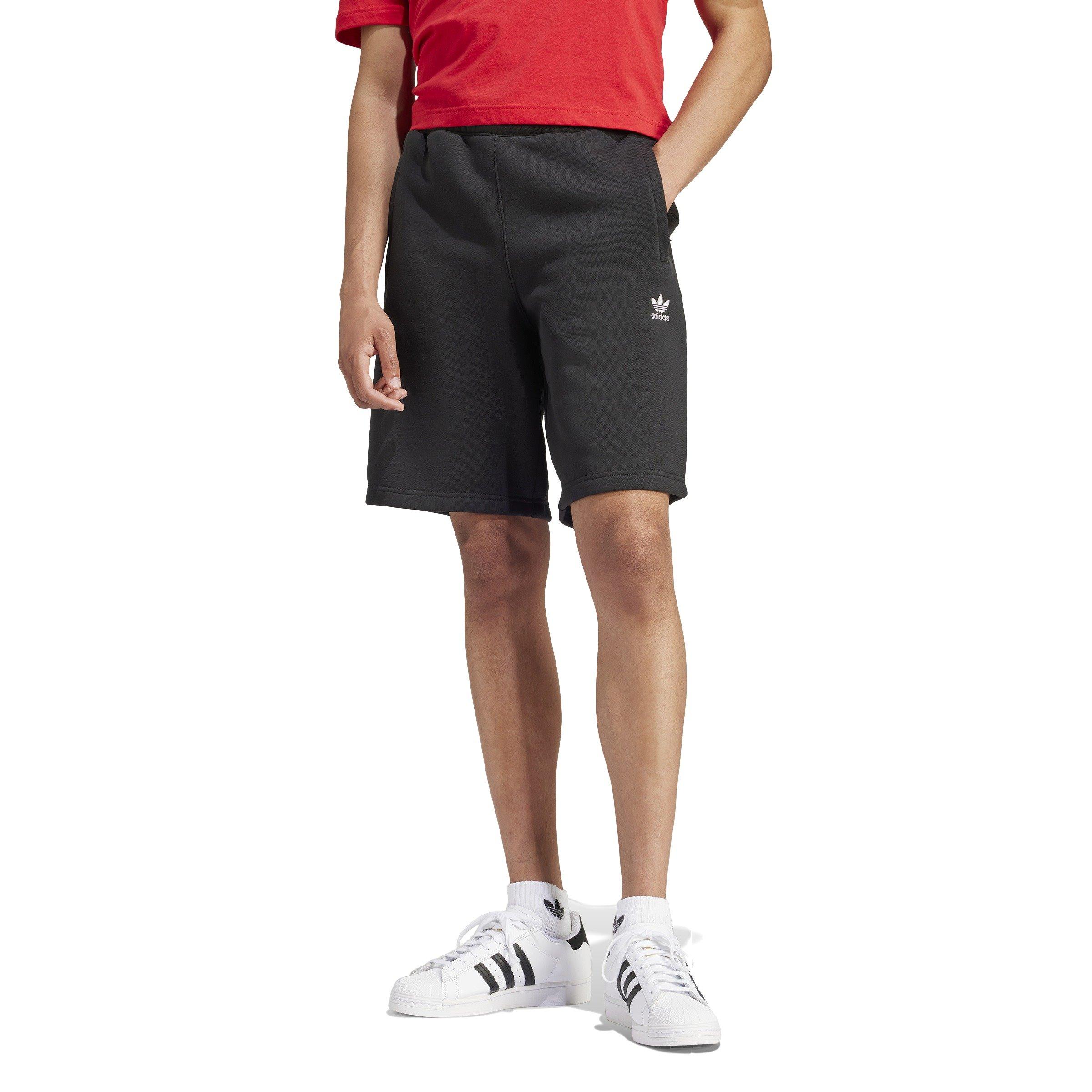 adidas Originals Men's Trefoil Essentials Lifestyle Shorts - Black - BLACK Thumbnail View 1