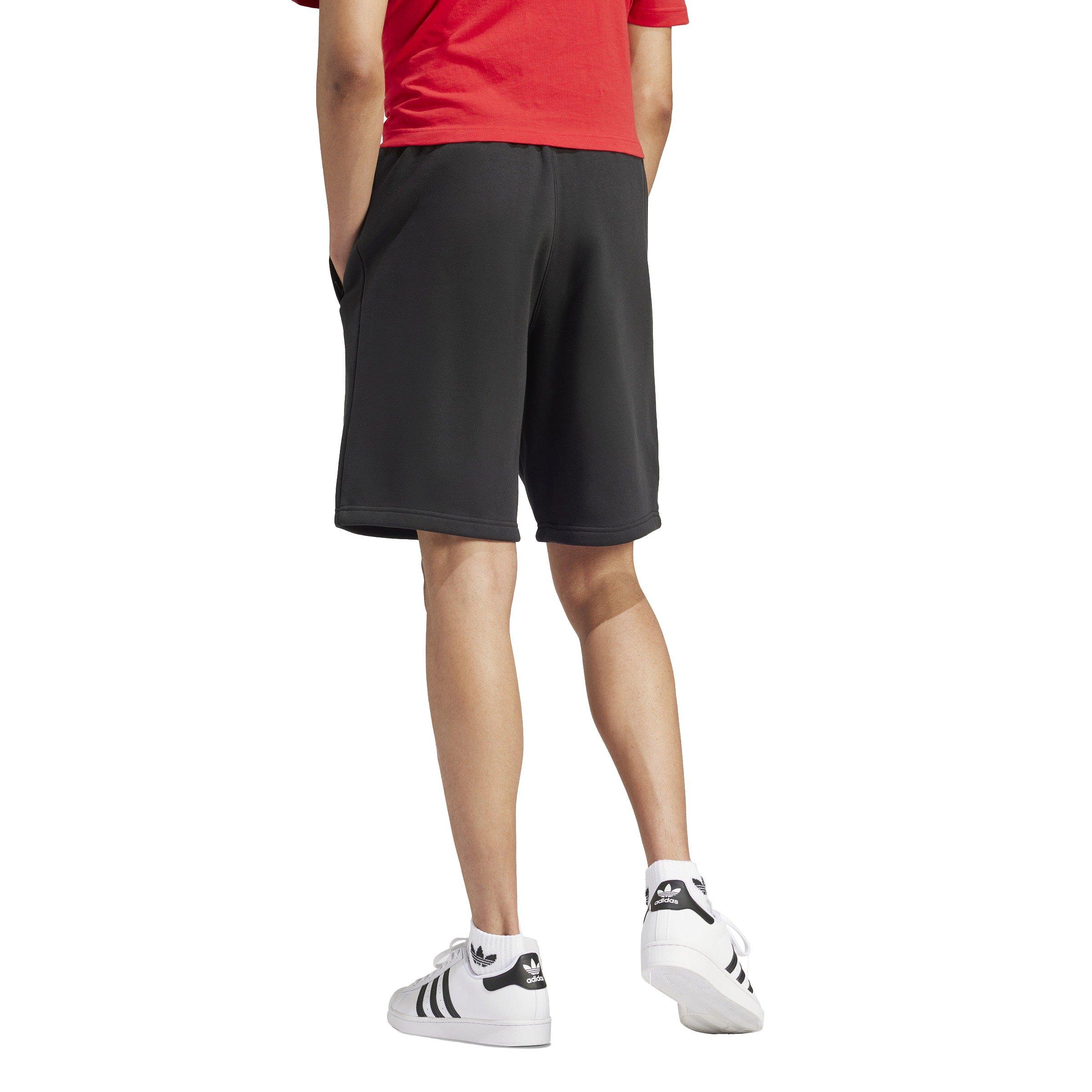 adidas Originals Men's Trefoil Essentials Lifestyle Shorts - Black - BLACK Thumbnail View 2