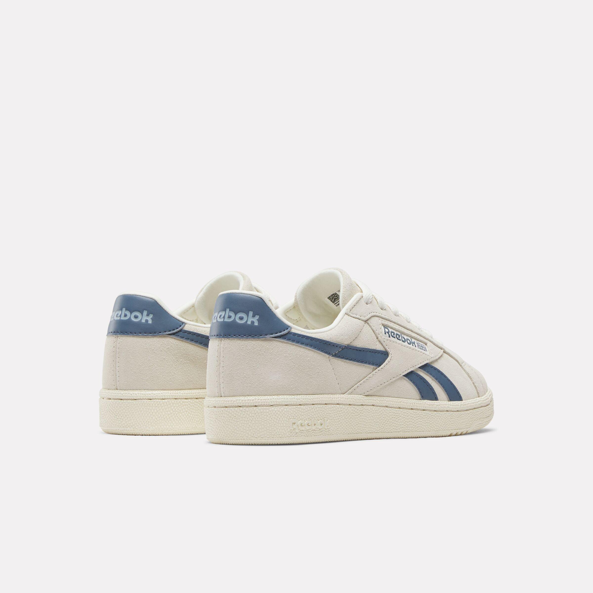 Reebok Club C Grounds UK "Beige/Blue/Cream" Women's Shoe - BEIGE/BLUE/CREAM Thumbnail View 3