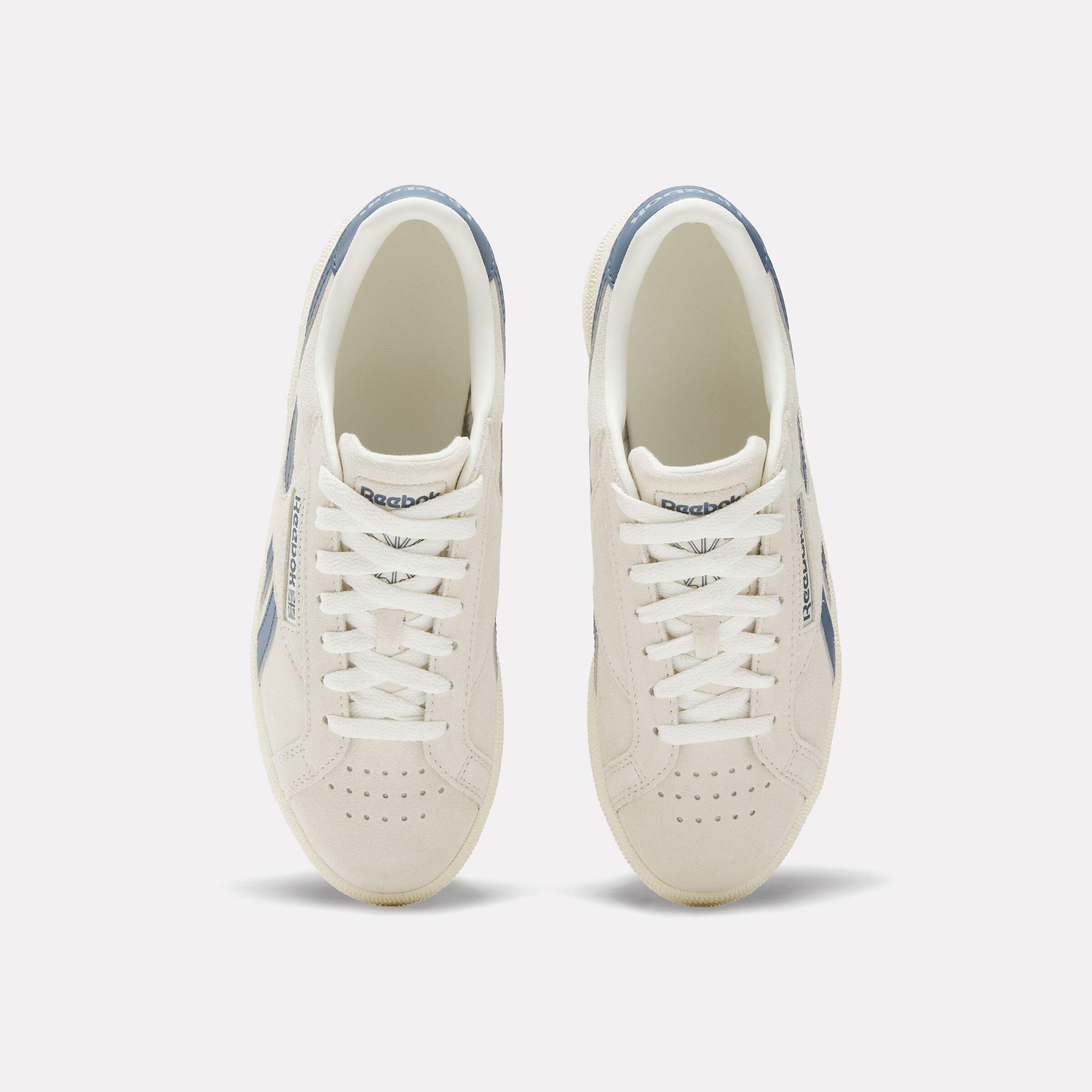 Reebok Club C Grounds UK "Beige/Blue/Cream" Women's Shoe - BEIGE/BLUE/CREAM Thumbnail View 4