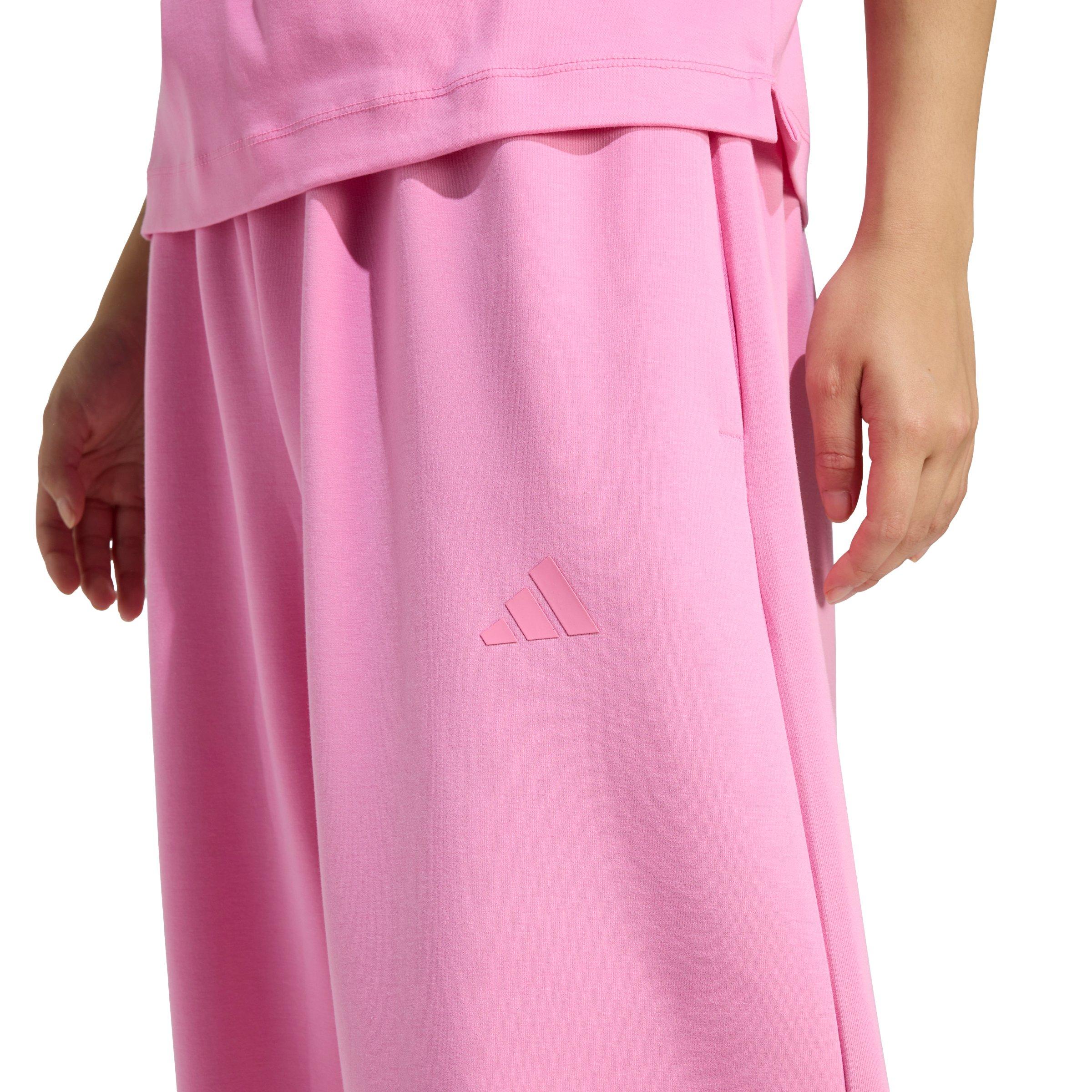 adidas Women's Soft Lux Loose Pants - Pink - PINK Thumbnail View 3