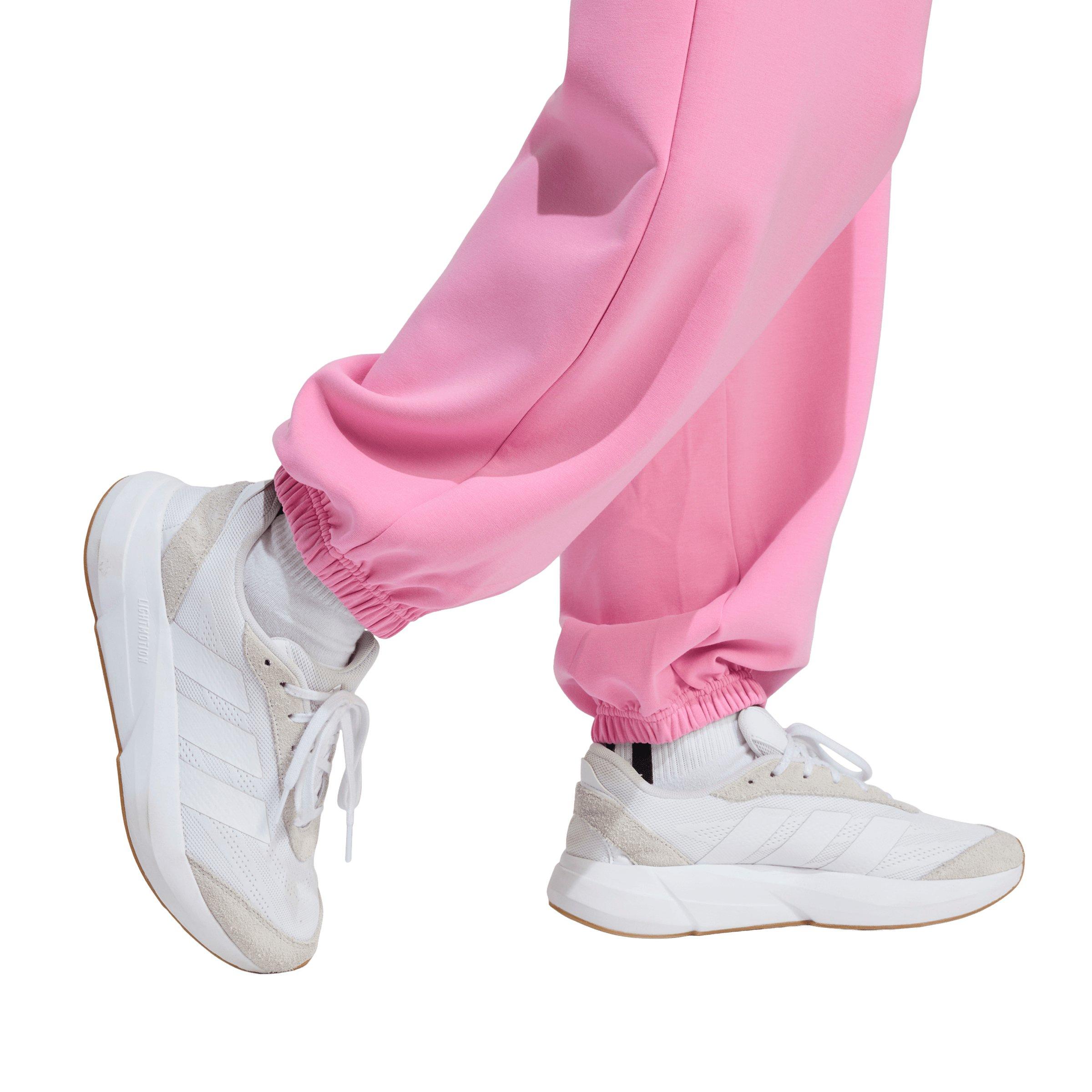 adidas Women's Soft Lux Loose Pants - Pink - PINK Thumbnail View 4