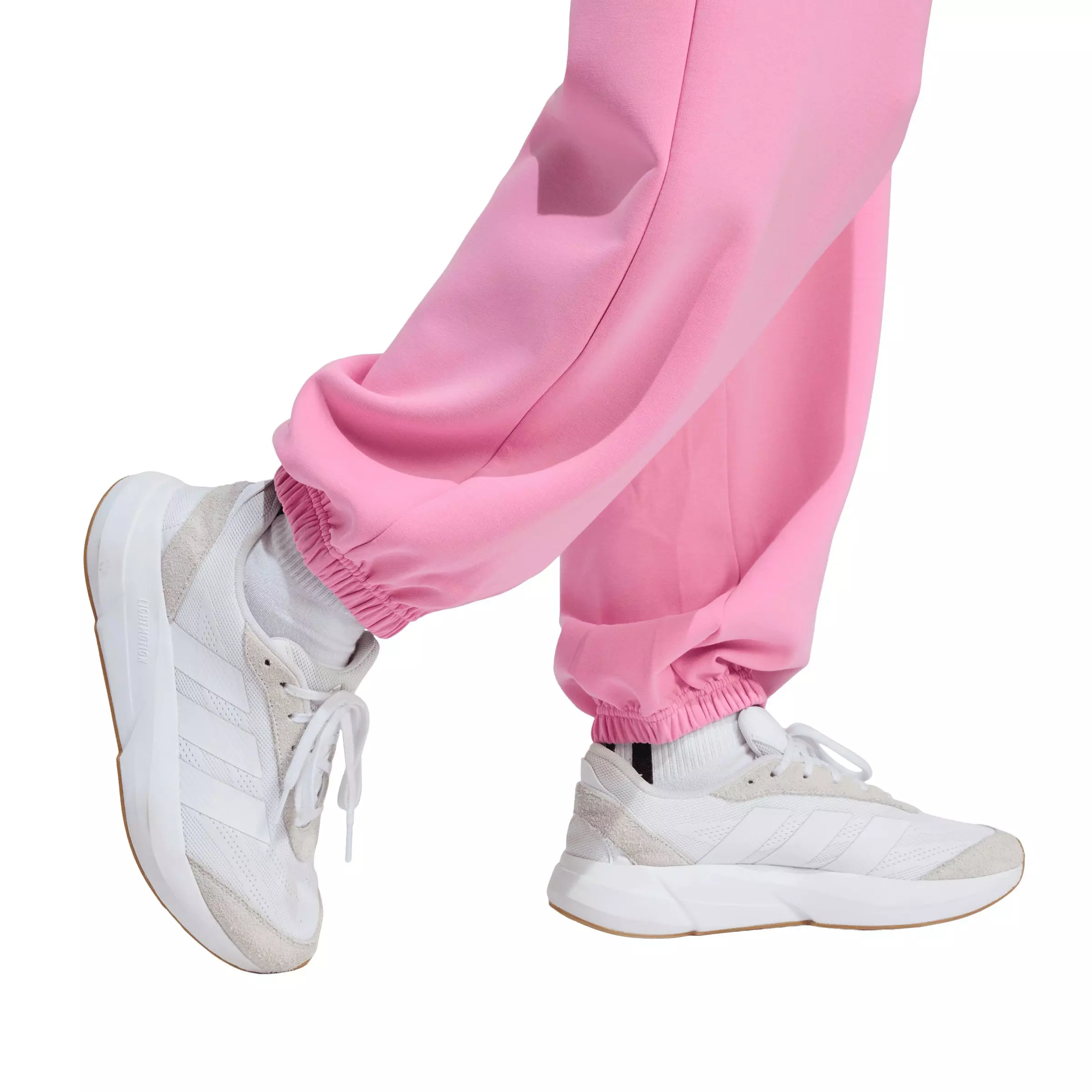 adidas Women's Soft Lux Loose Pants - Pink - PINK
