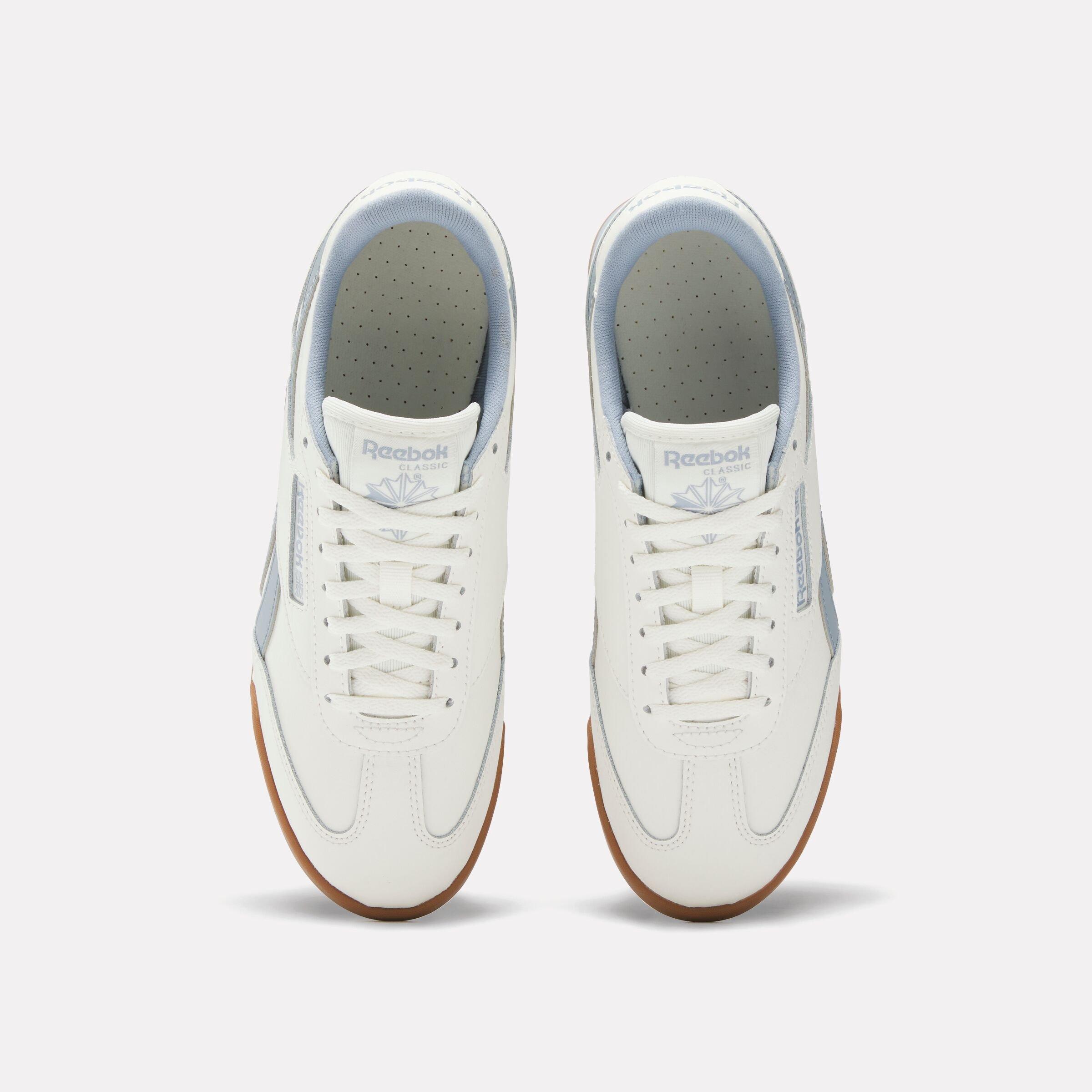 Reebok Campio XT "White/Blue/Gum" Women's Shoe - WHITE/BLUE/BROWN Thumbnail View 4