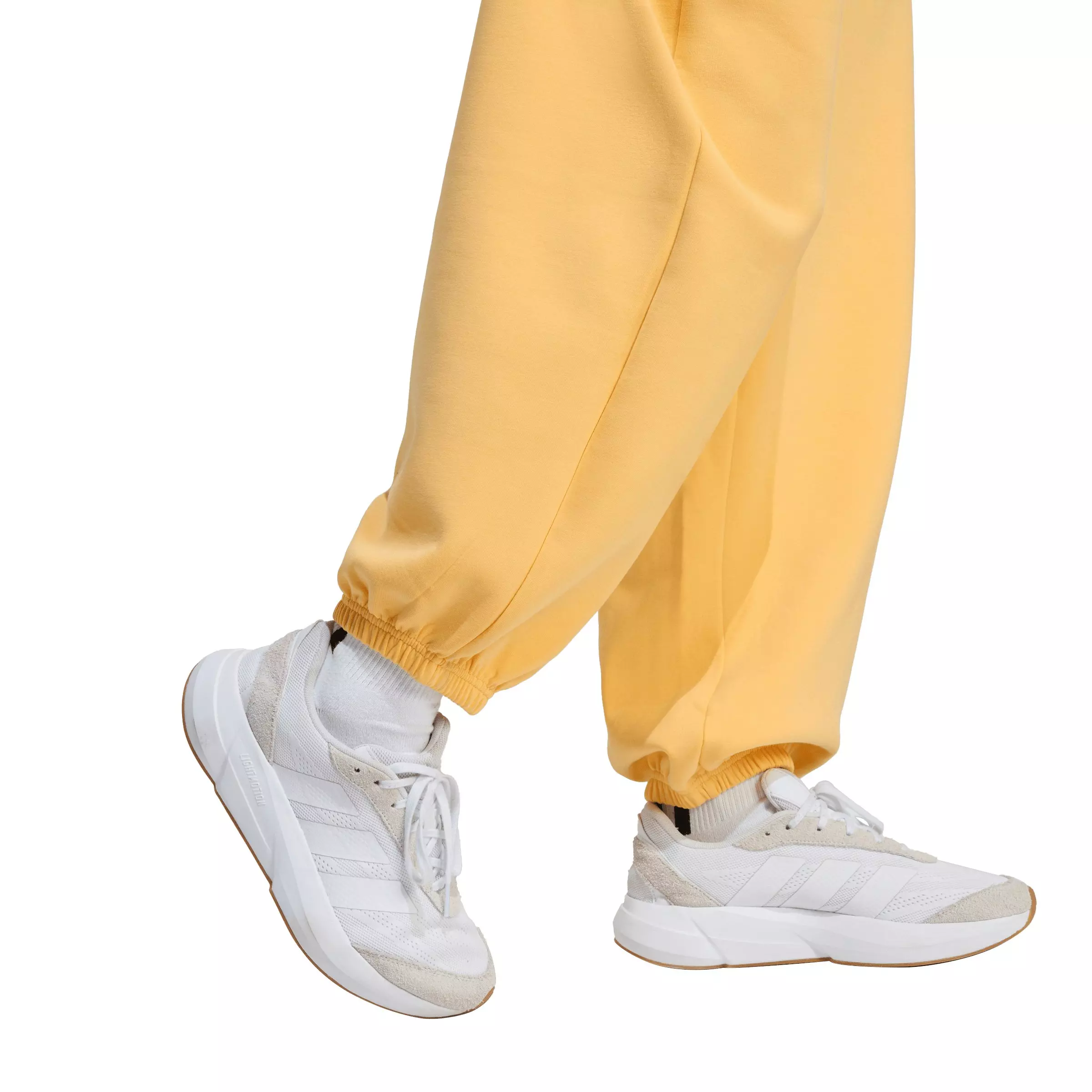 adidas Women's Soft Lux Loose Pants - Light Orange - LIGHT ORANGE