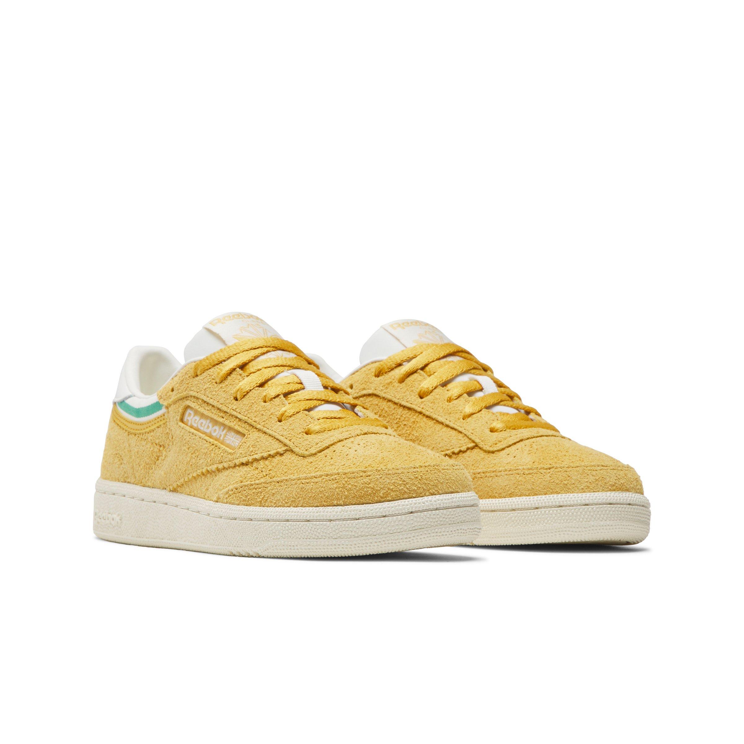 Reebok Club C 85 "Gold/Green/White" Women's Shoe - GOLD/GREEN/WHITE Thumbnail View 2