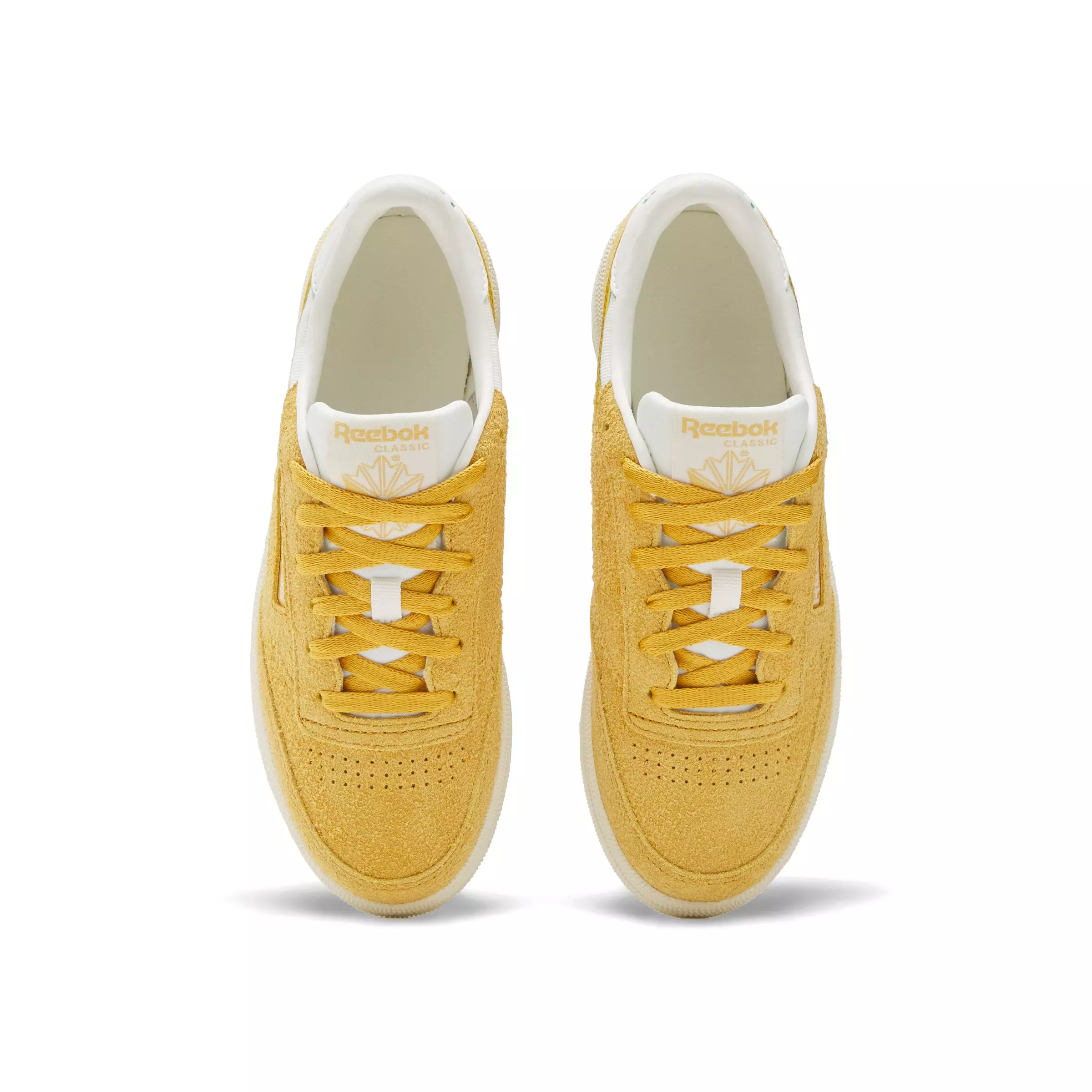 Reebok Club C 85 "Gold/Green/White" Women's Shoe - GOLD/GREEN/WHITE