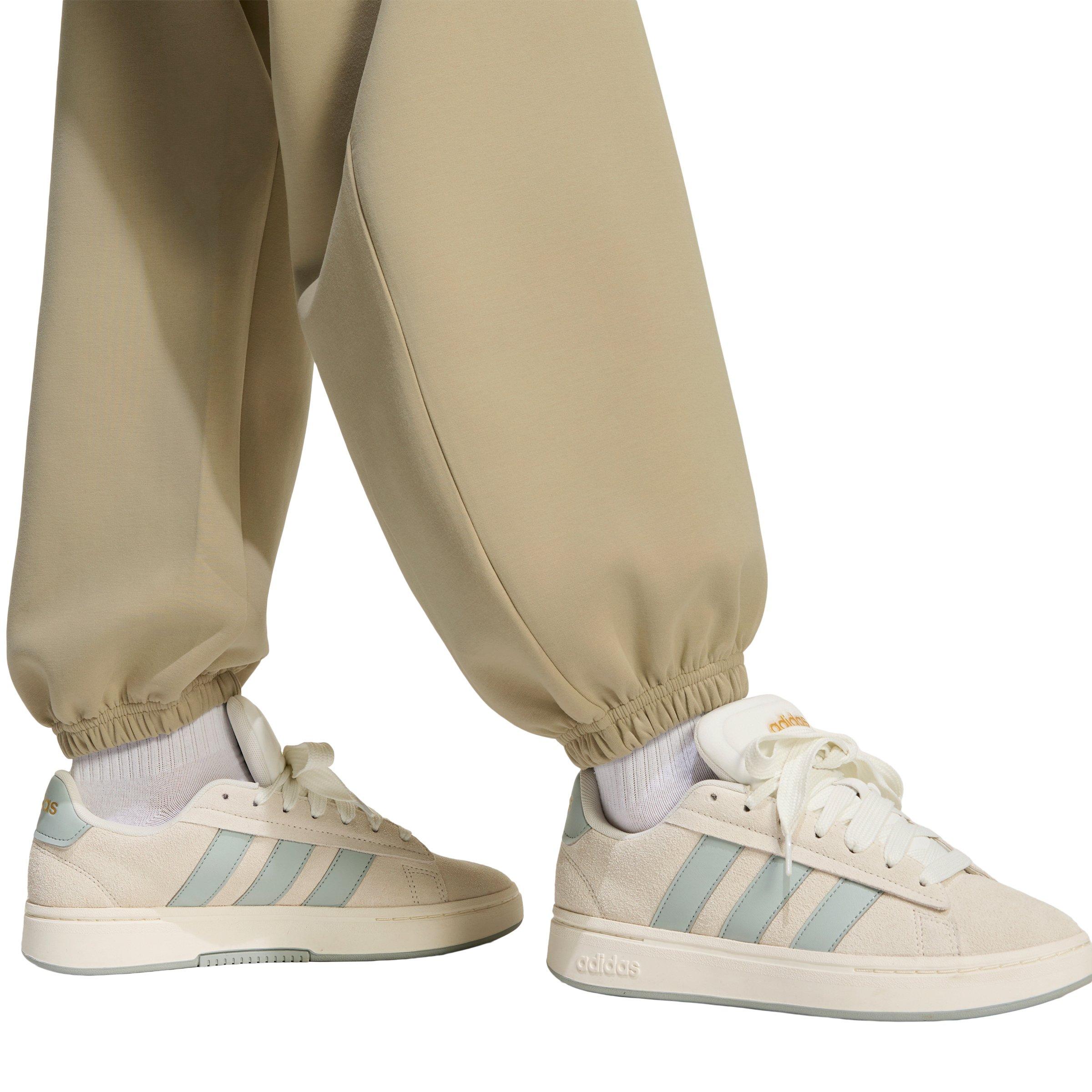 adidas Women's Soft Lux Loose Pants - Khaki - KHAKI Thumbnail View 3