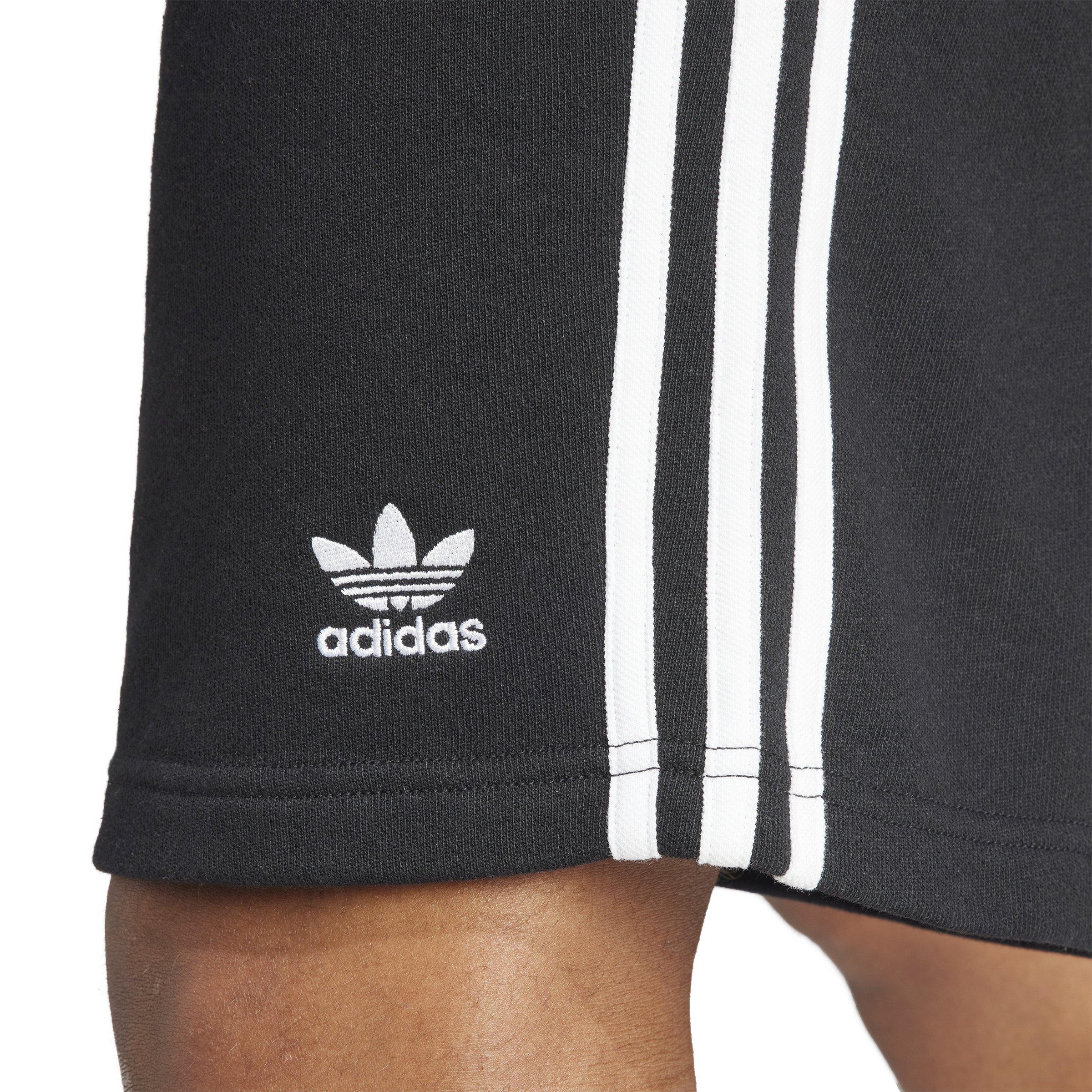 adidas Originals Men's Adicolor 3-Stripes Lifestyle Shorts -Black - BLACK Thumbnail View 4